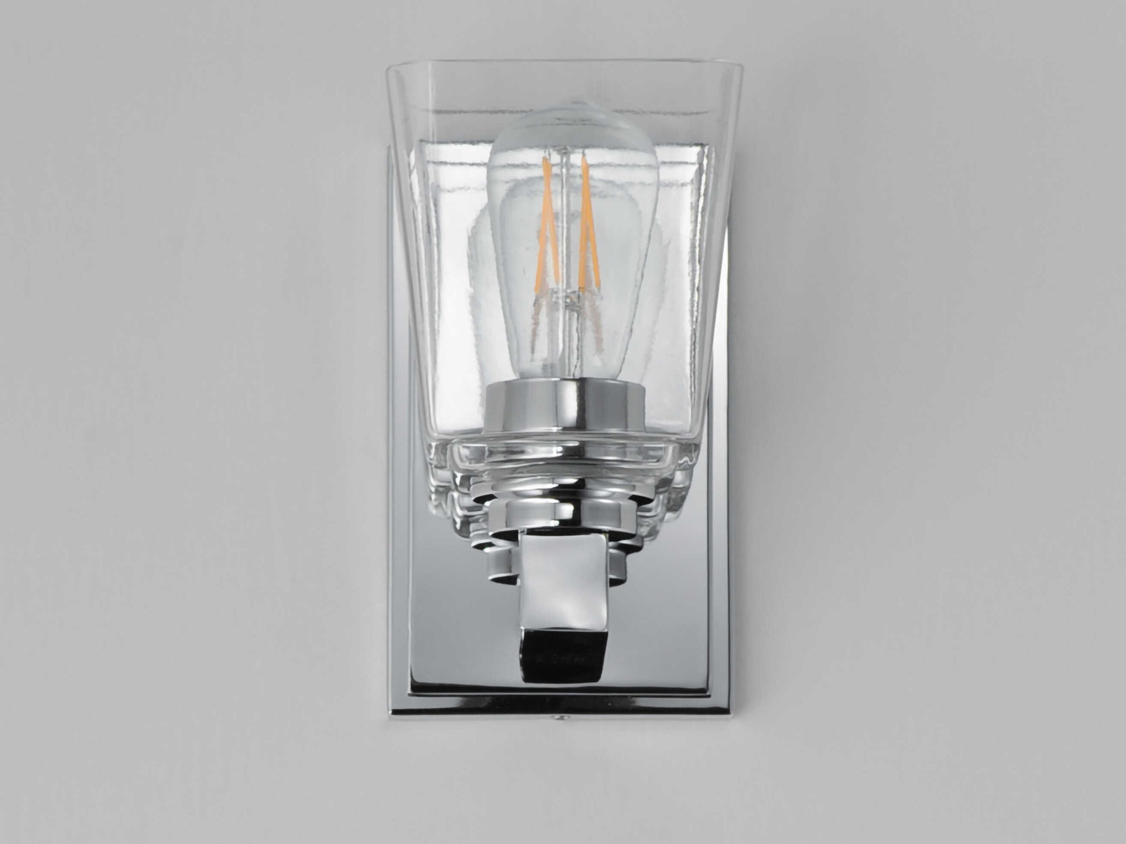 Maxim Lighting Cubos 1-Light Polished Chrome Wall Sconce