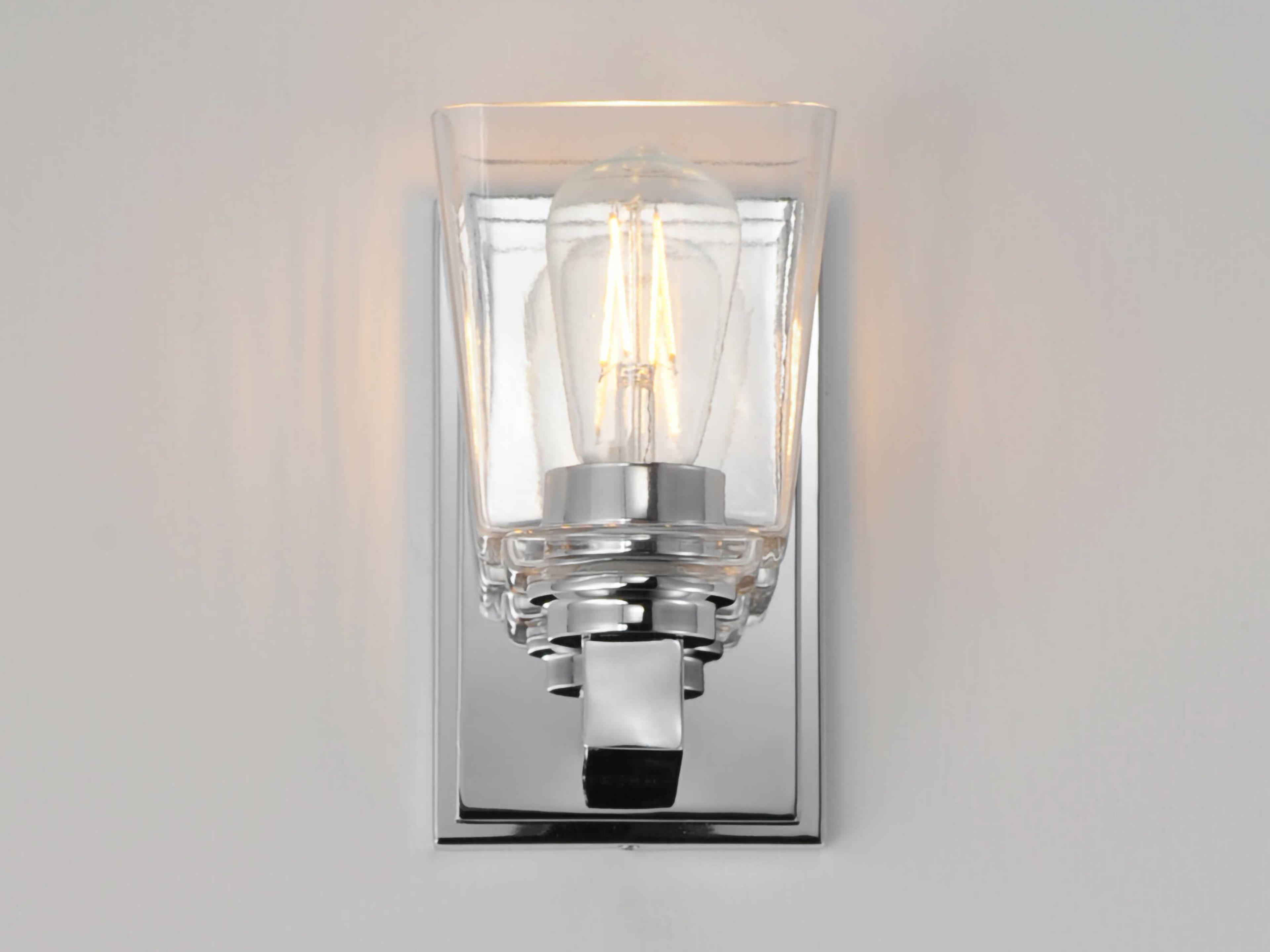 Maxim Lighting Cubos 1-Light Polished Chrome Wall Sconce