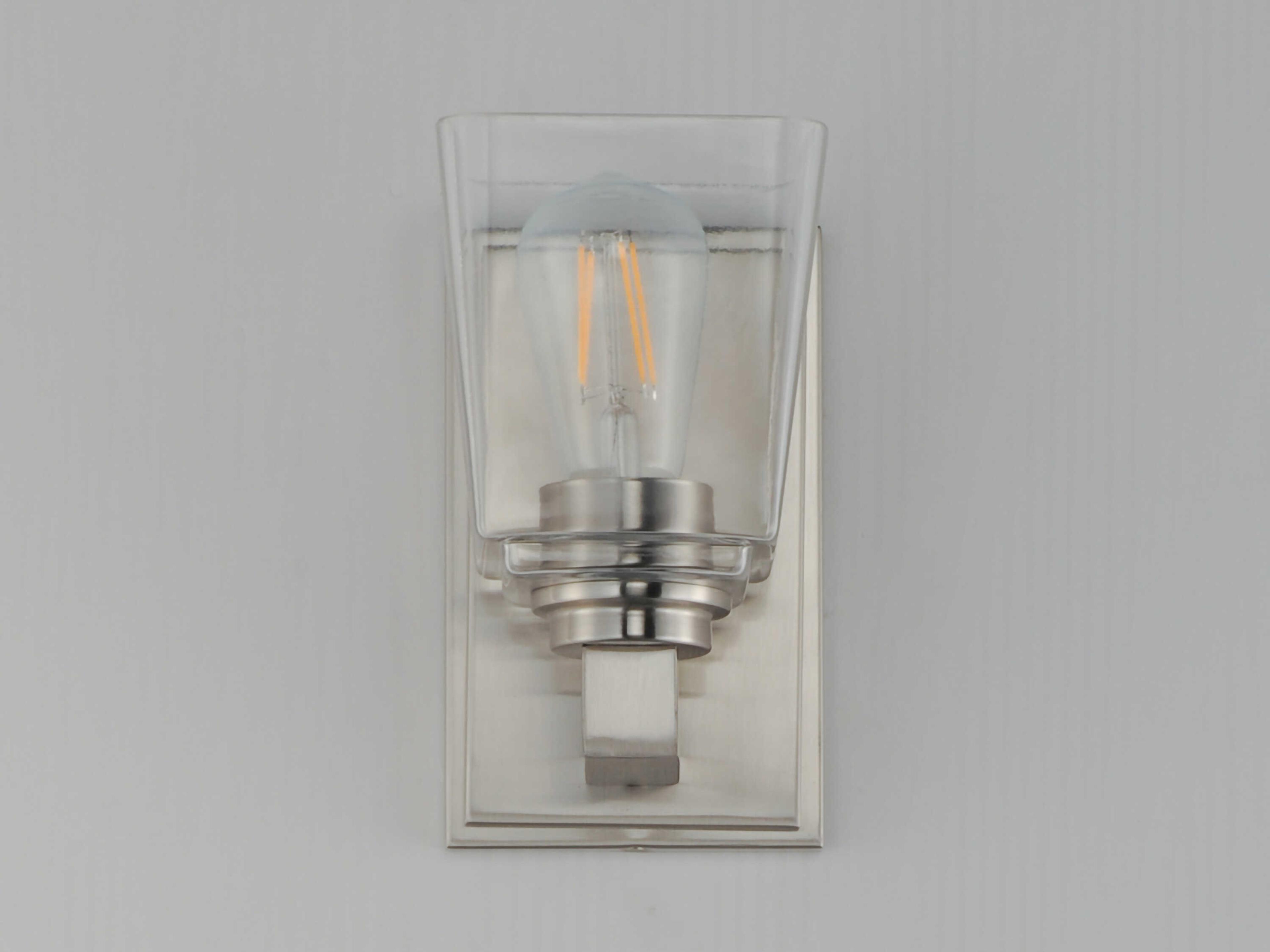 Maxim Lighting Cubos 1-Light Satin Nickel Wall Sconce