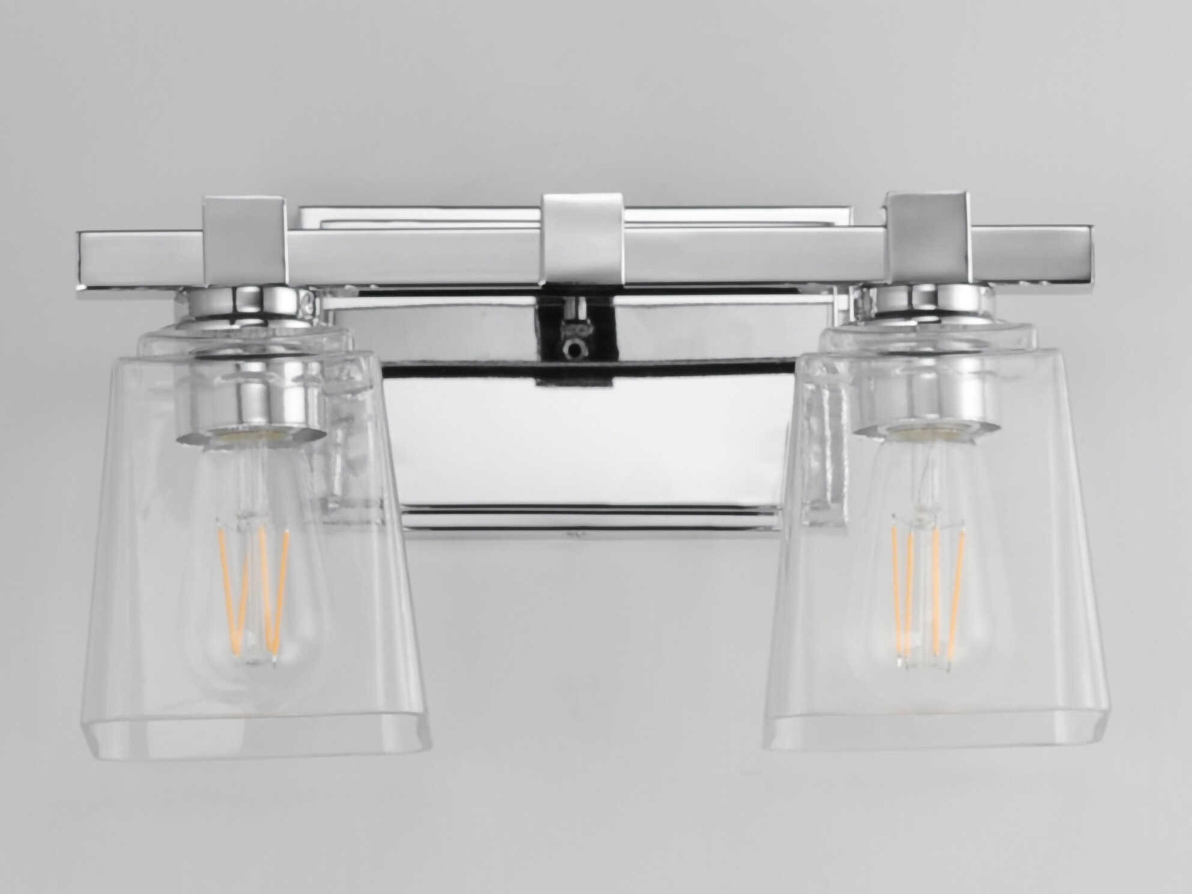 Maxim Lighting Cubos 2-Light Polished Chrome Vanity Light