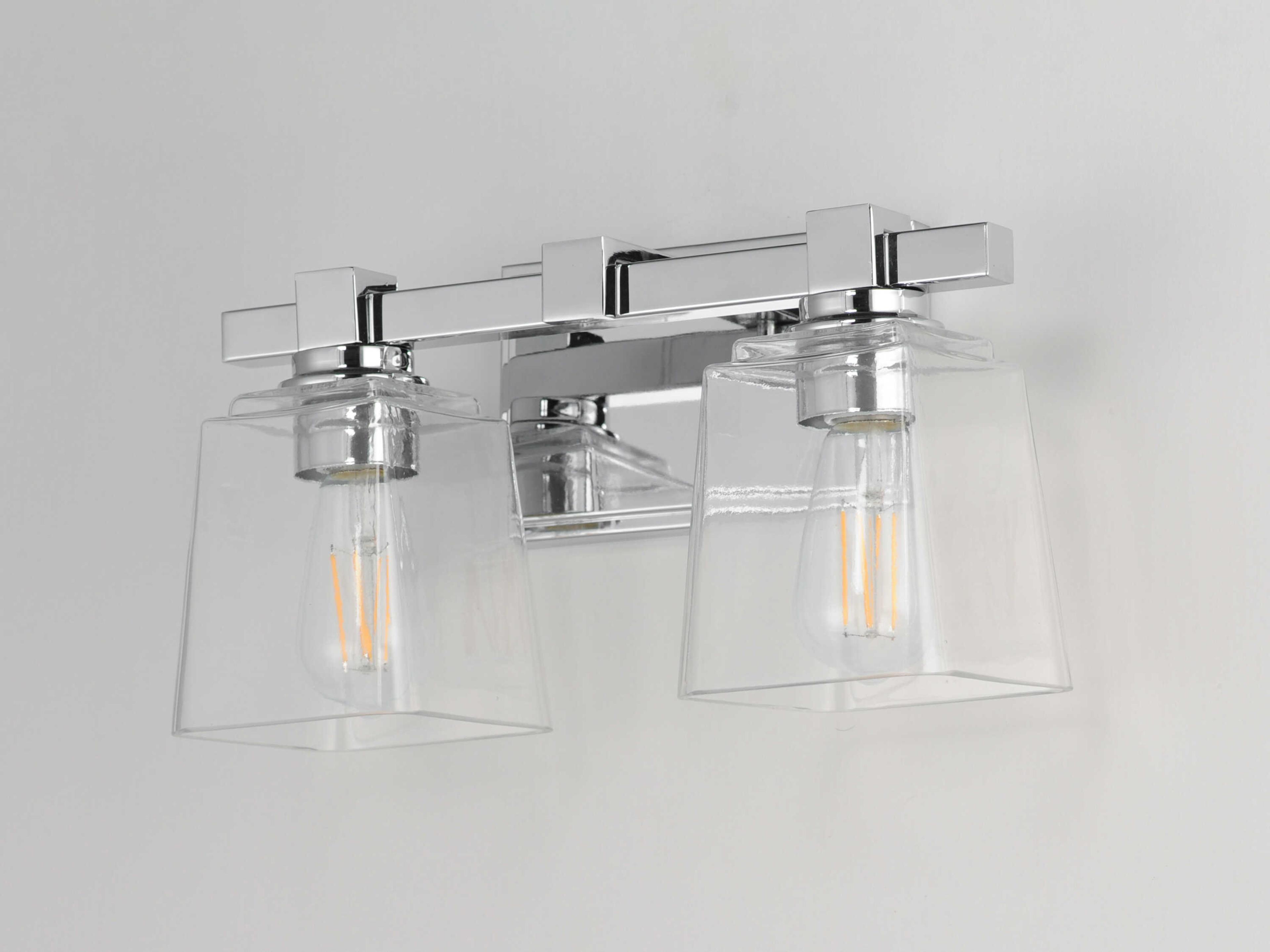 Maxim Lighting Cubos 2-Light Polished Chrome Vanity Light