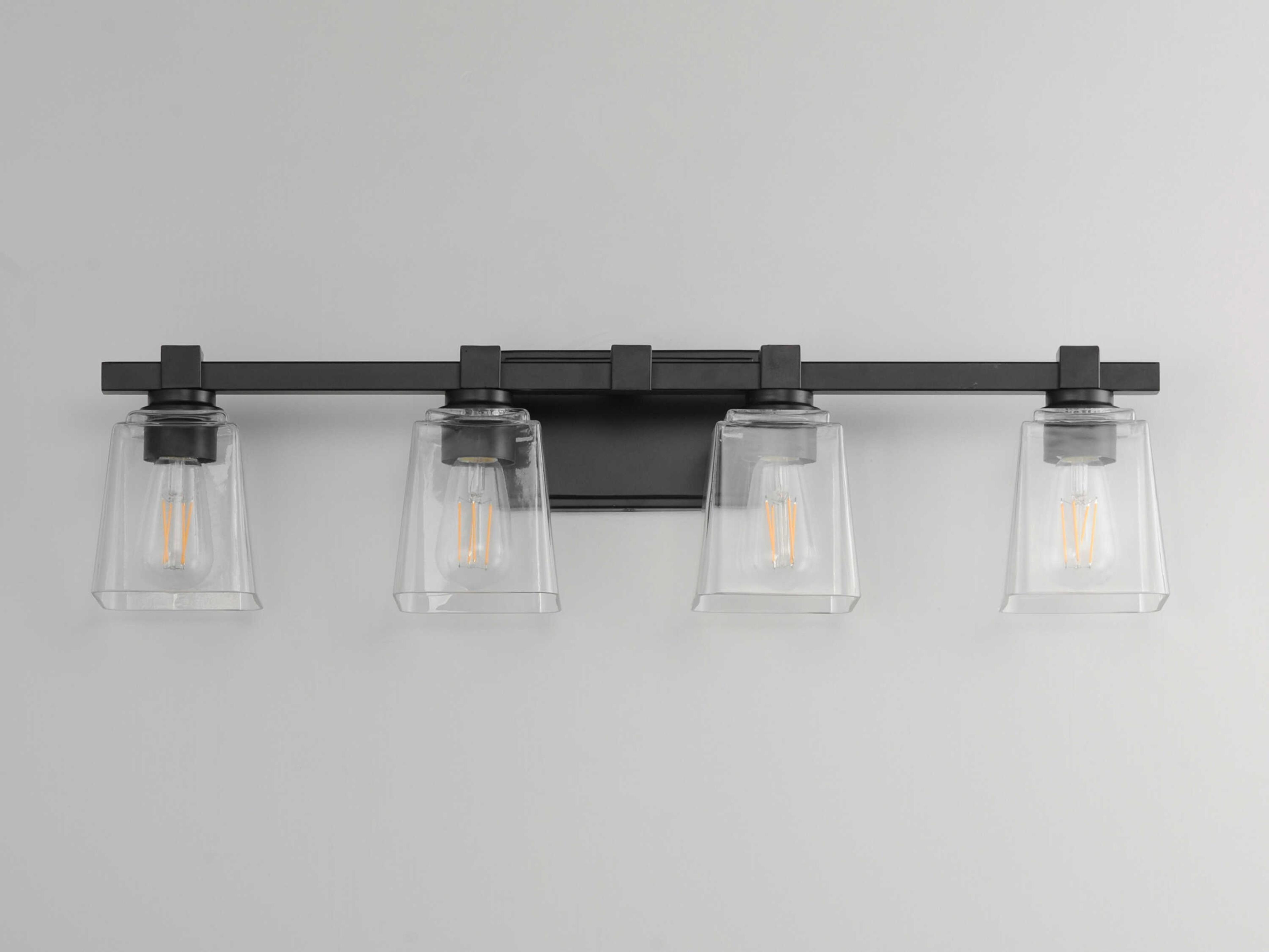 Maxim Lighting Cubos 4-Light Black Vanity Light