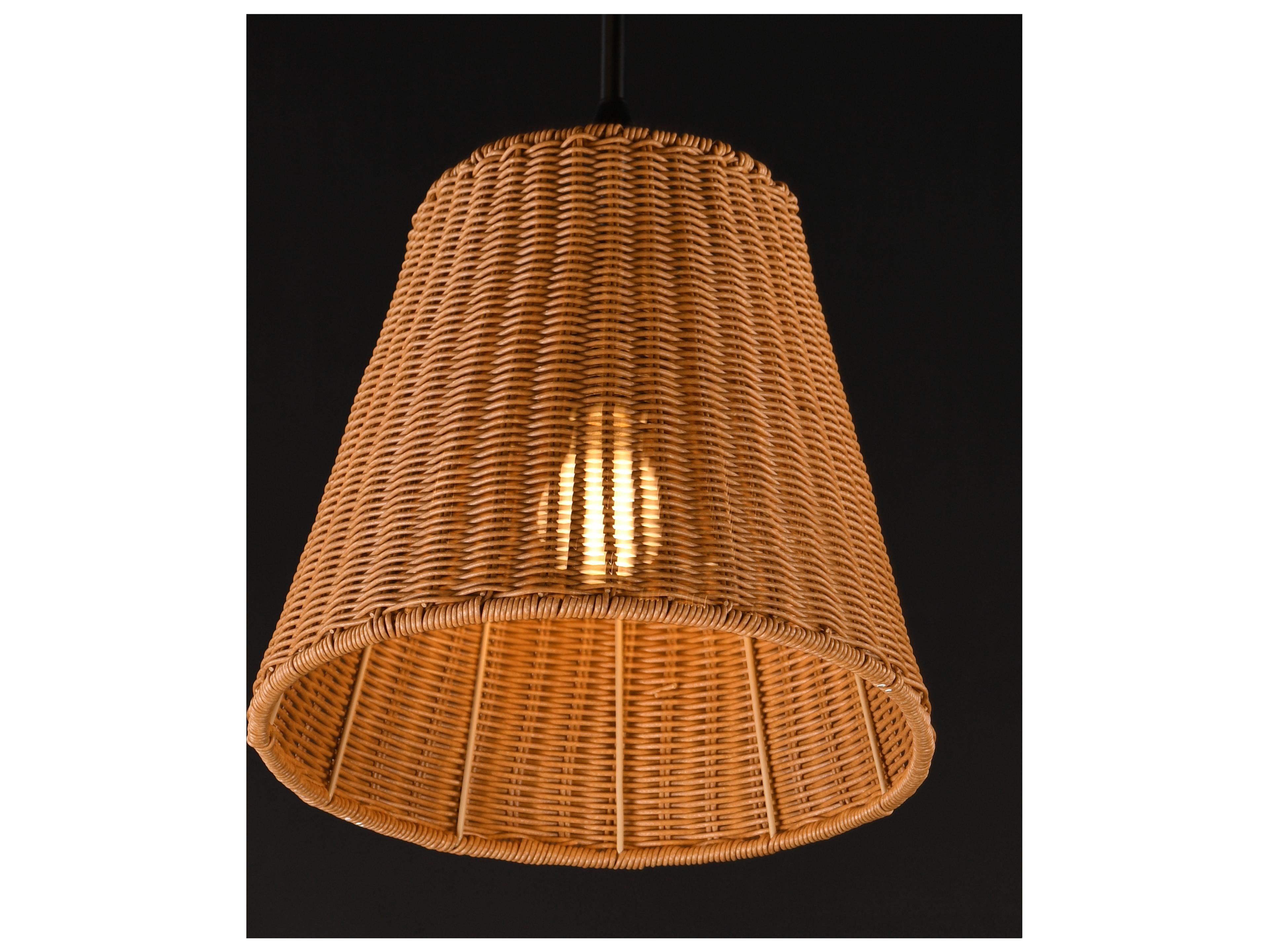 Maxim Lighting Baja 1- Light Dark Bronze Drum Pendant