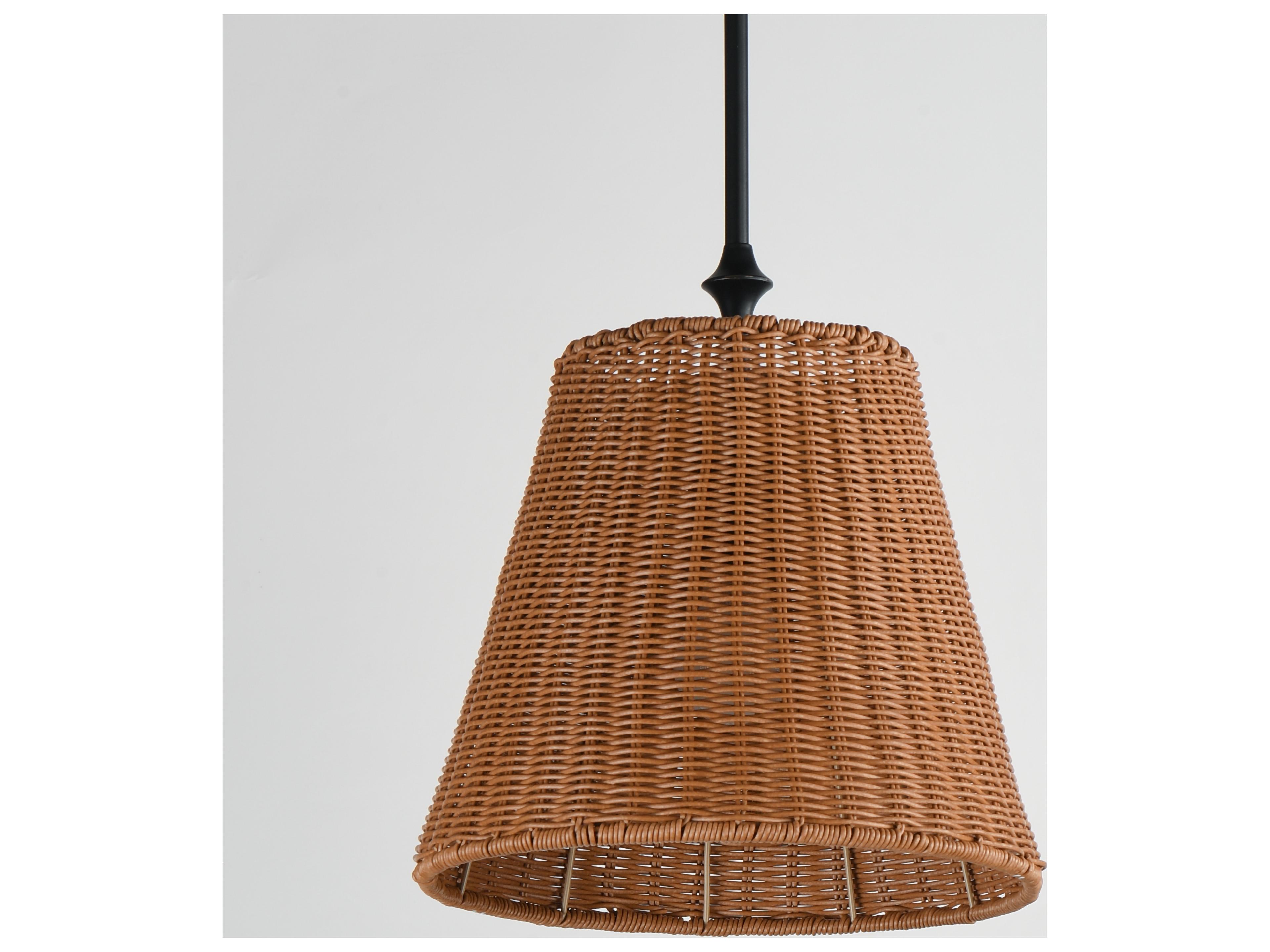 Maxim Lighting Baja 1- Light Dark Bronze Drum Pendant
