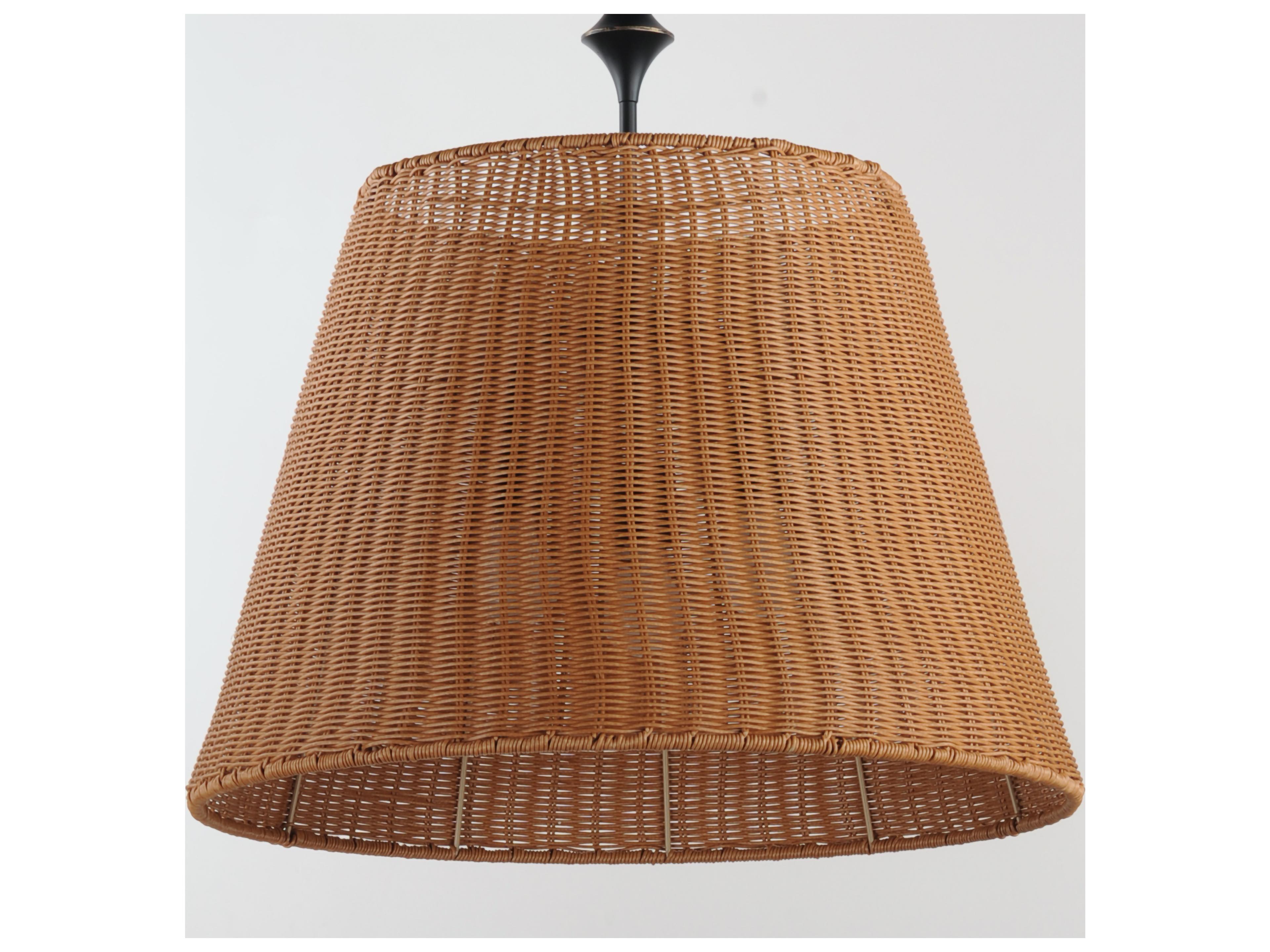 Maxim Lighting Baja 3- Light Dark Bronze Drum Pendant