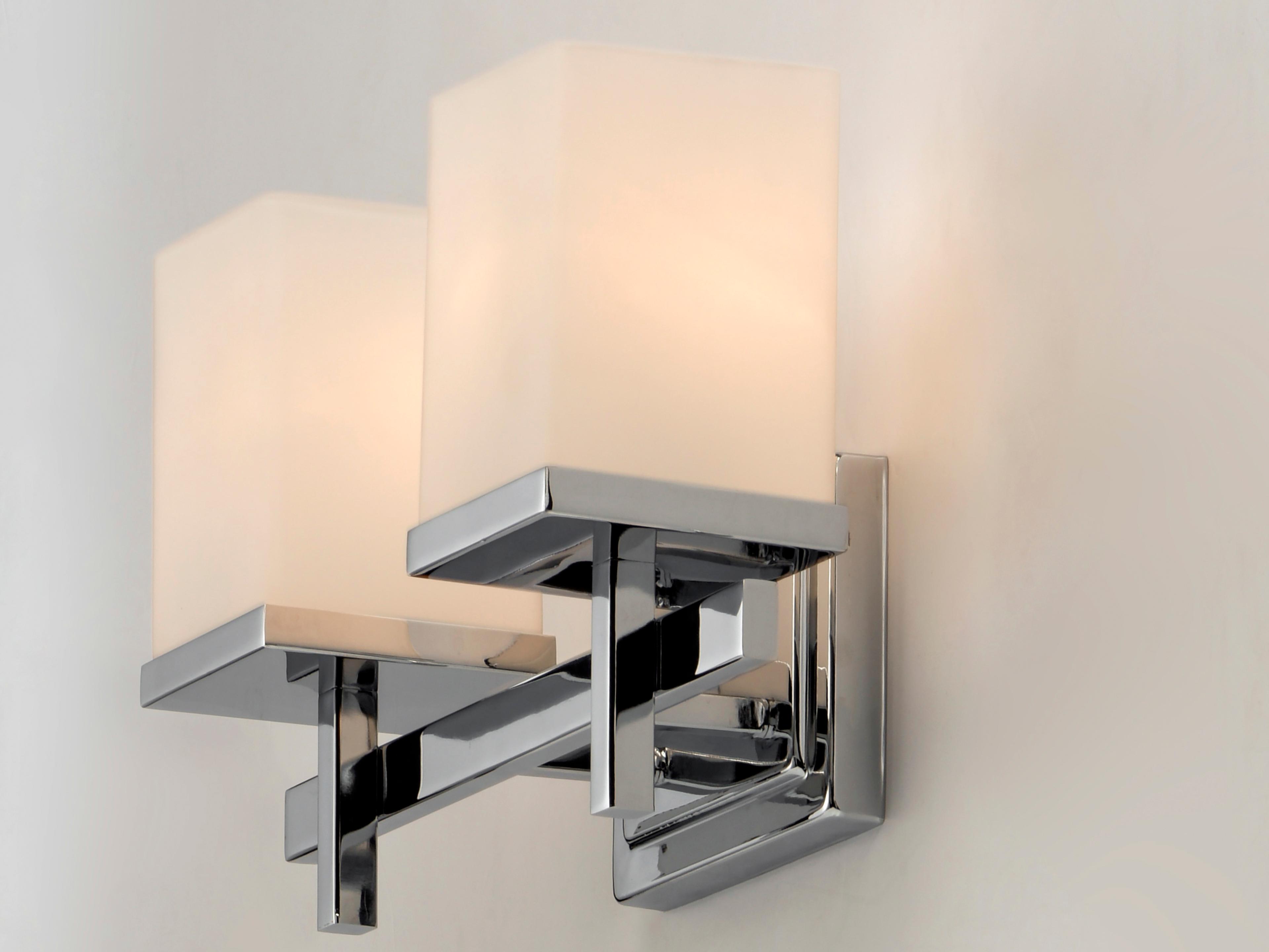 Maxim Lighting Tetra 0-Light Polished Chrome Glass Vanity Light