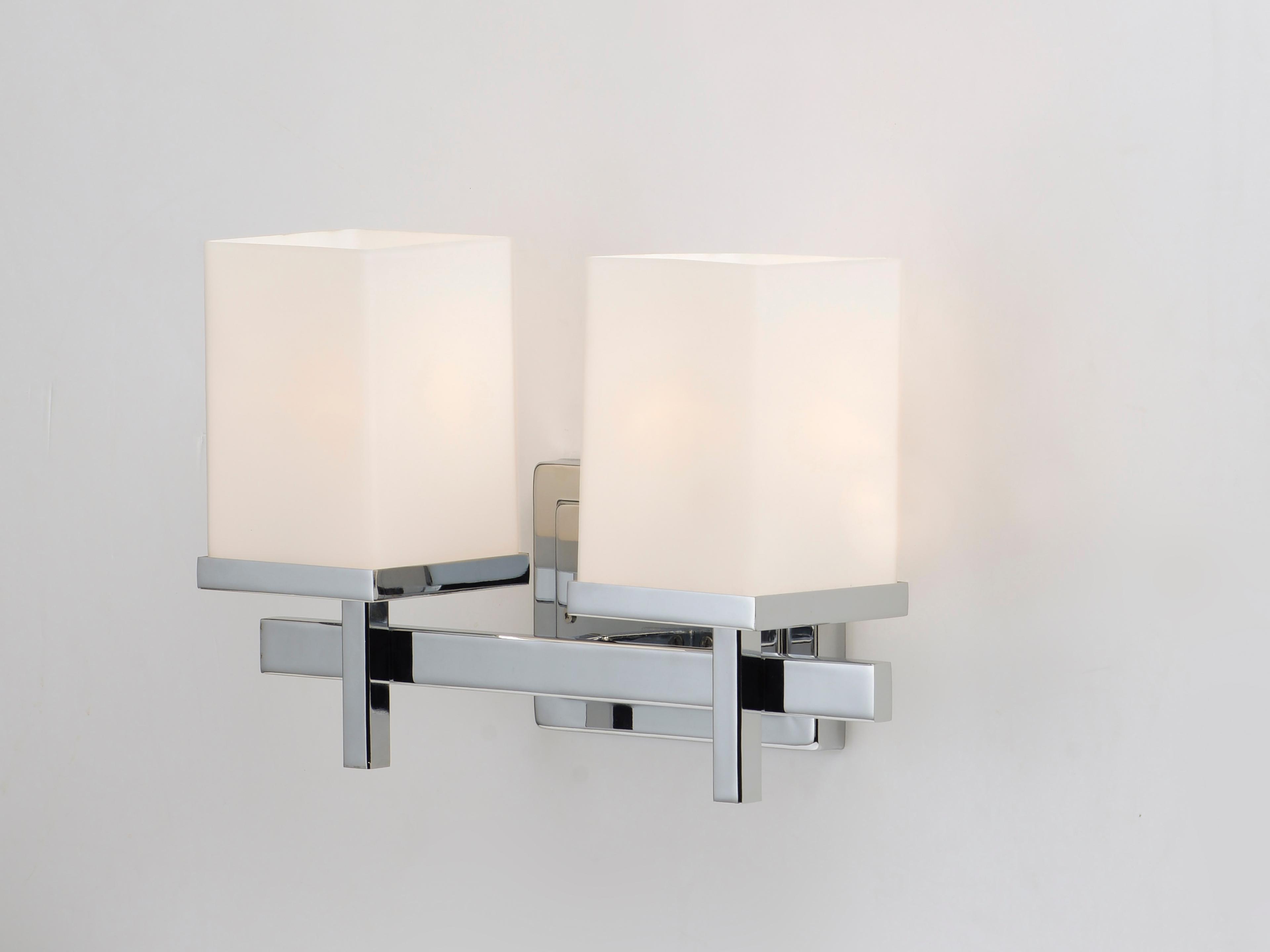 Maxim Lighting Tetra 0-Light Polished Chrome Glass Vanity Light