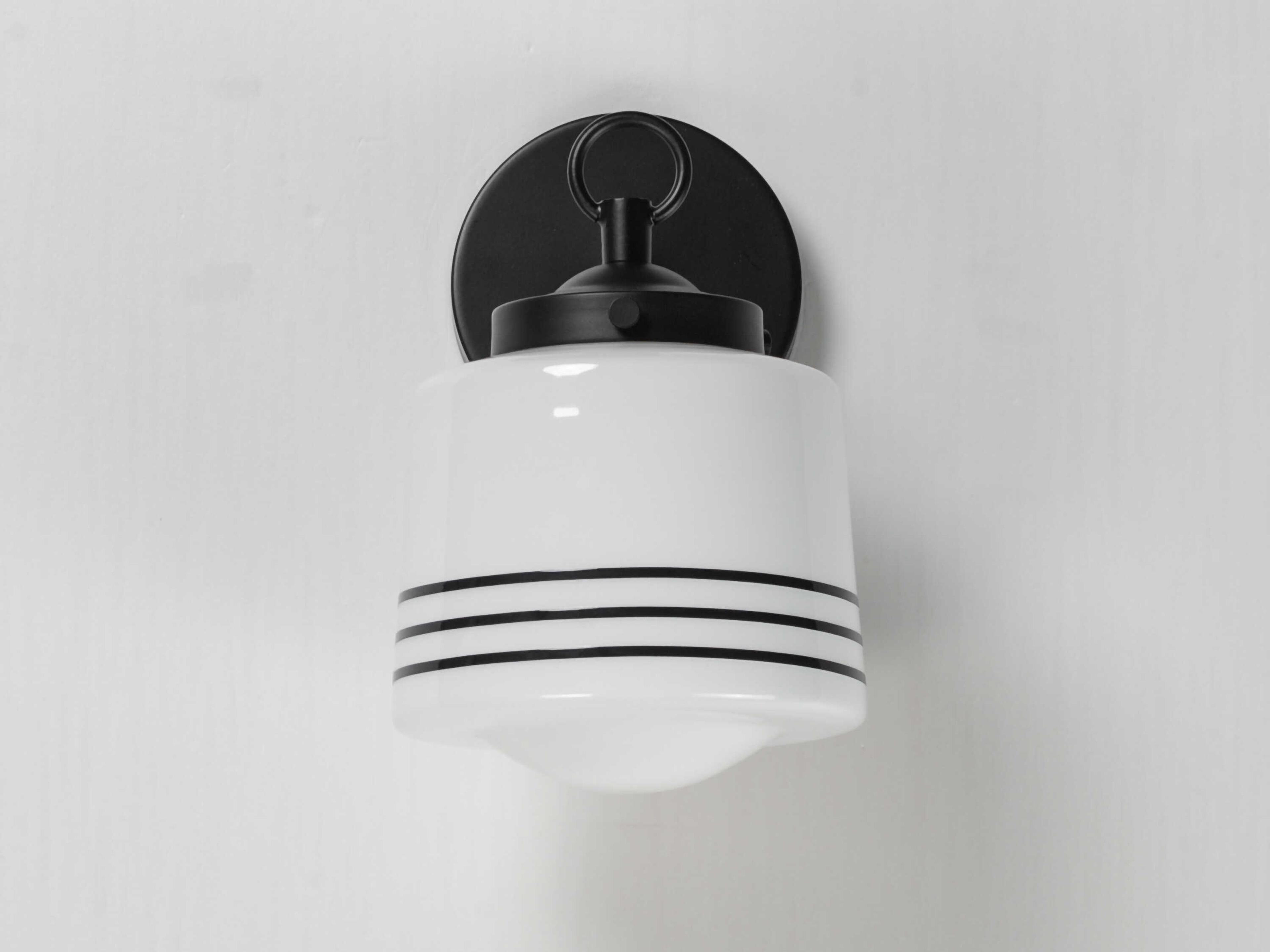 Maxim Lighting Eureka 1-Light Black Wall Sconce
