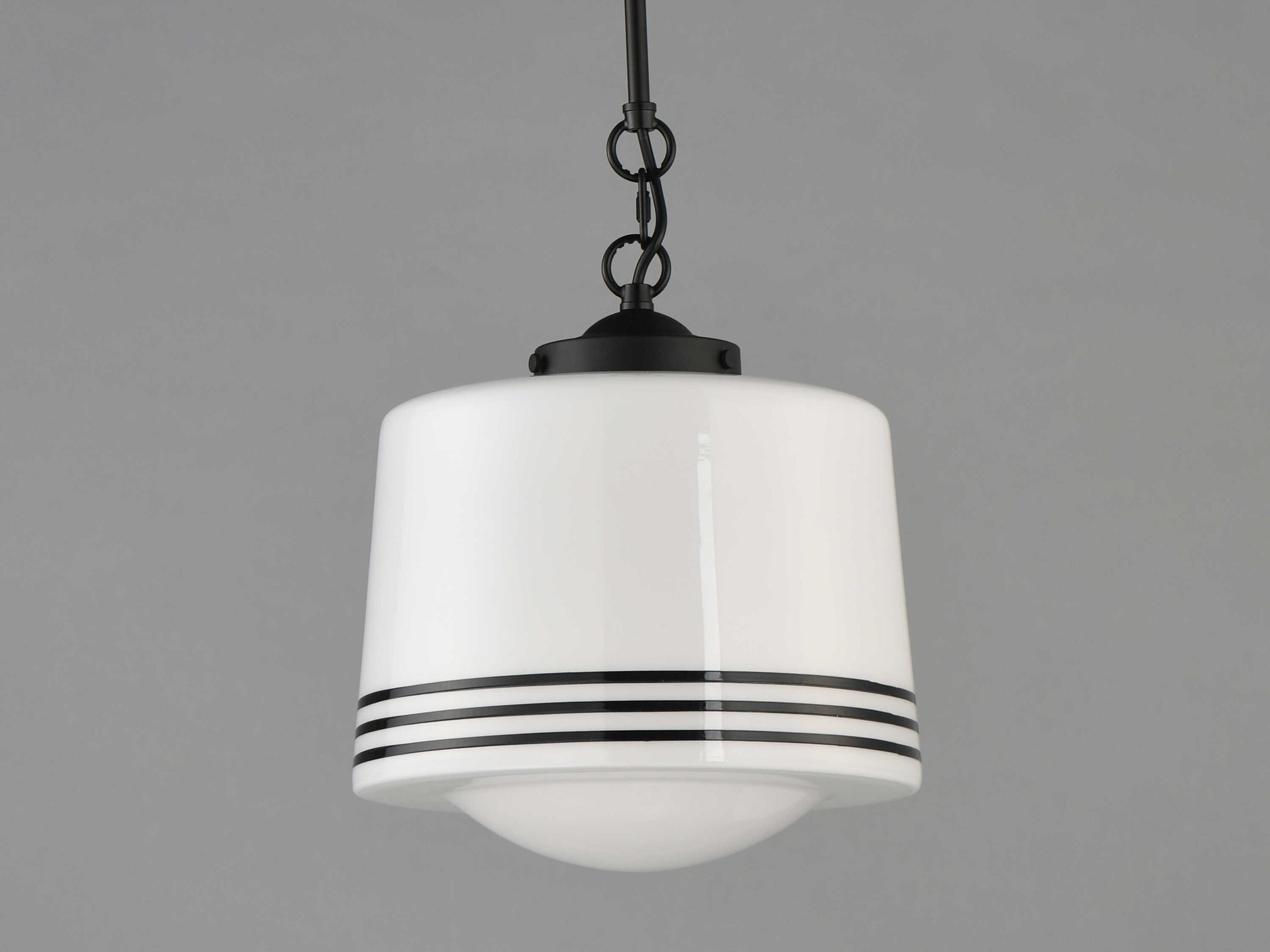 Maxim Lighting Eureka 1-Light Black Mini Pendant