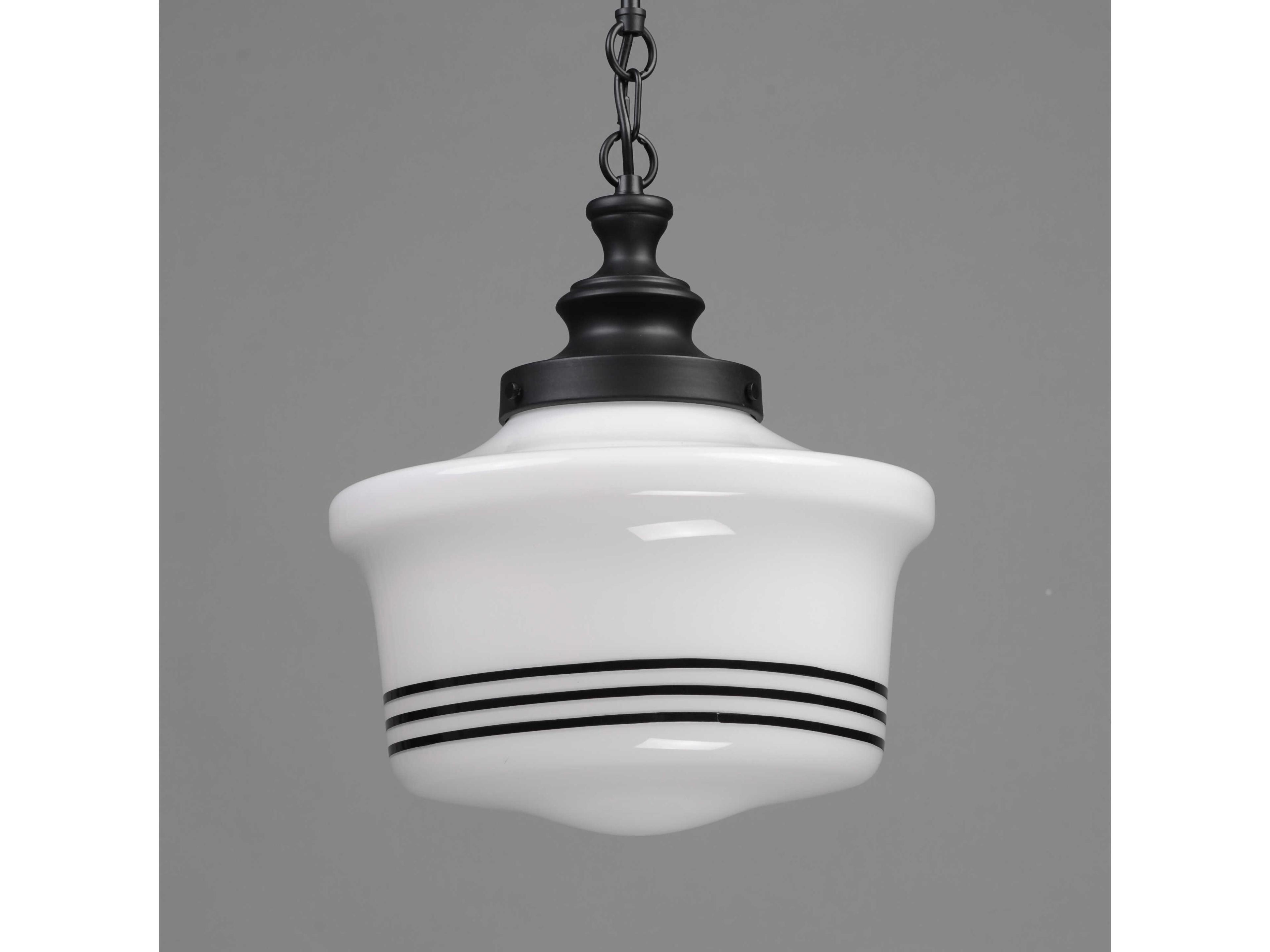Maxim Lighting Eureka 1-Light Black Pendant