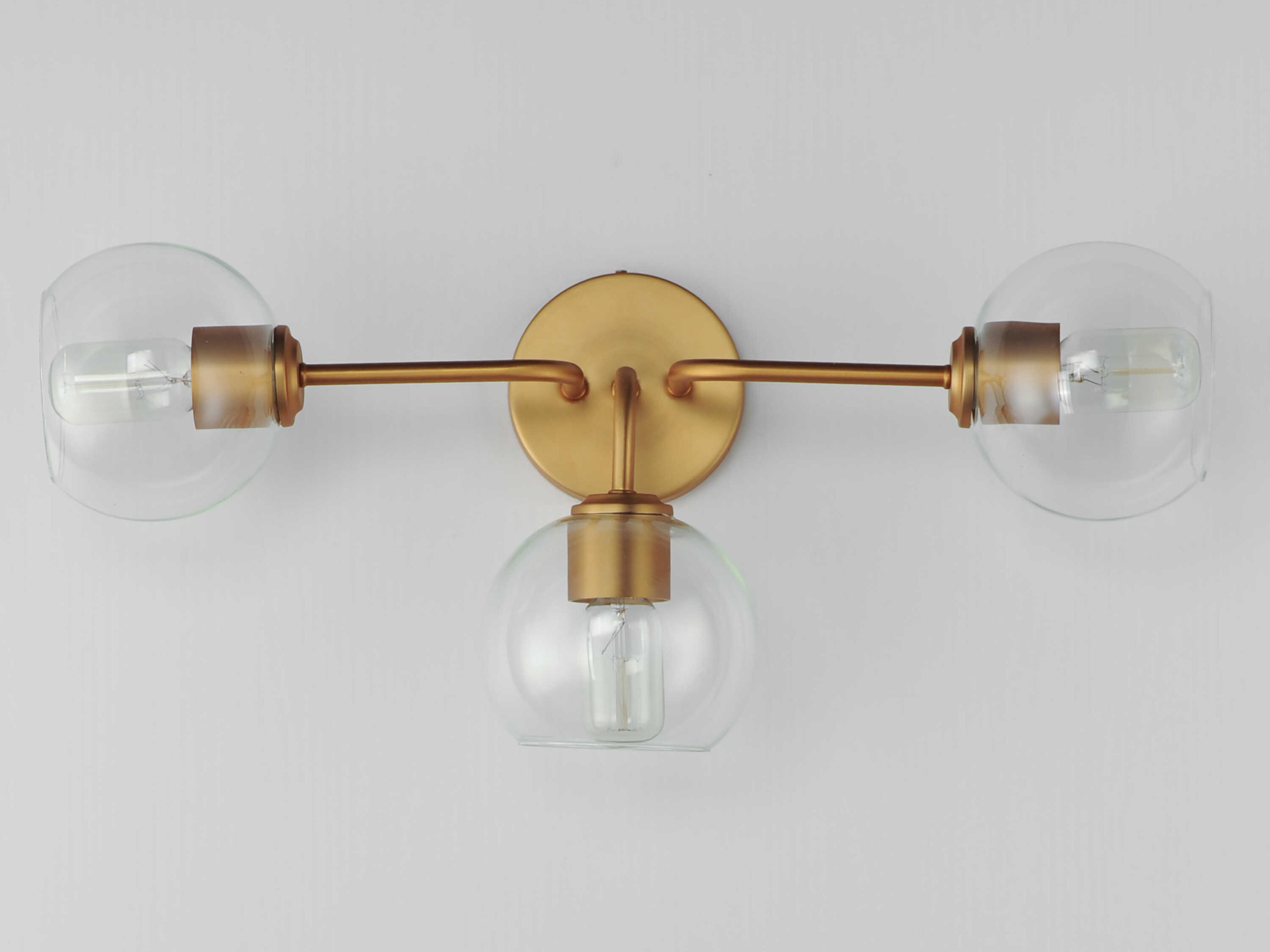 Maxim Lighting Knox 3-Light Natural Aged Brass Vanity Light