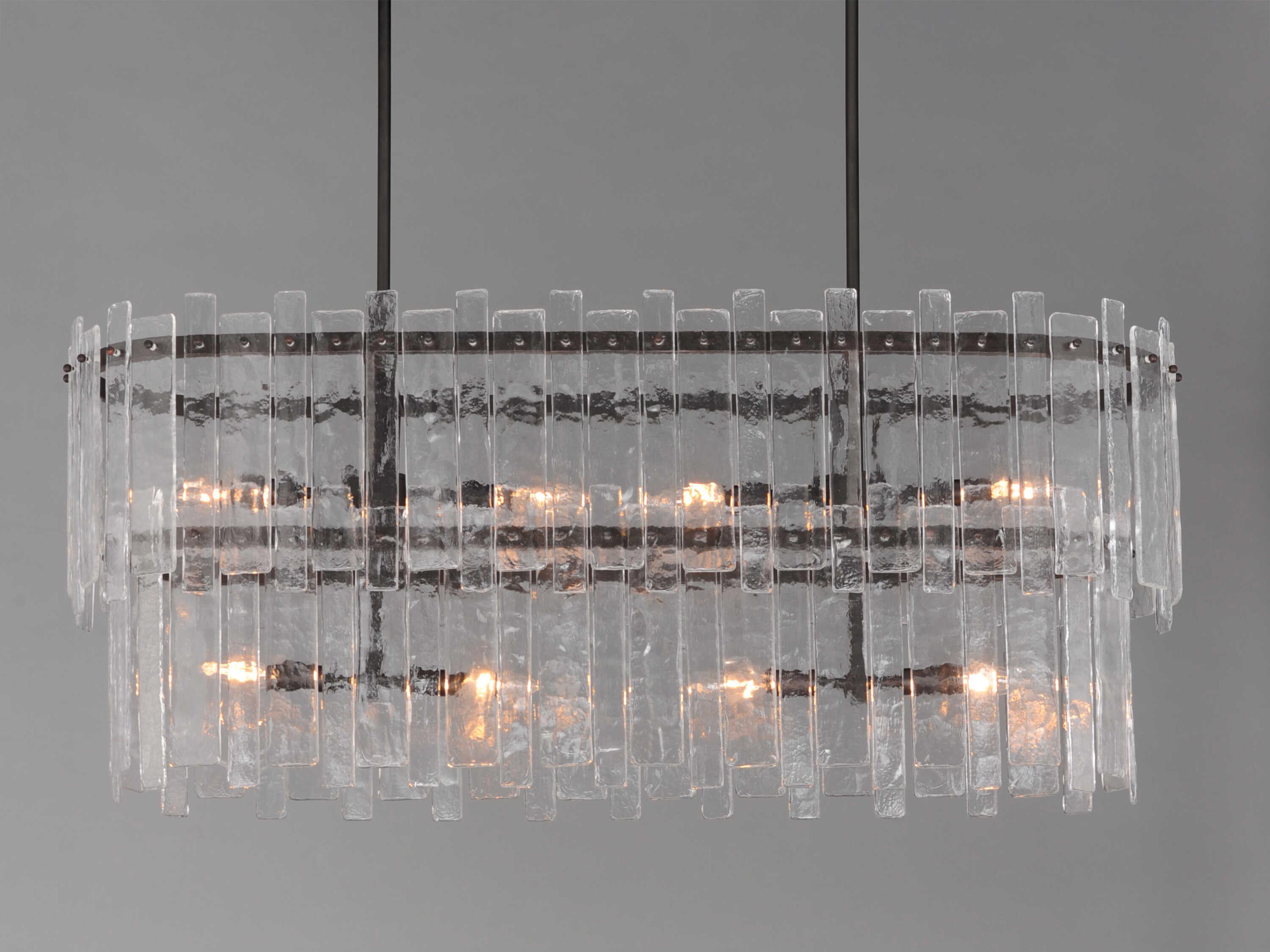 Maxim Lighting Warren 8-Light Dark Bronze Tiered Island Pendant