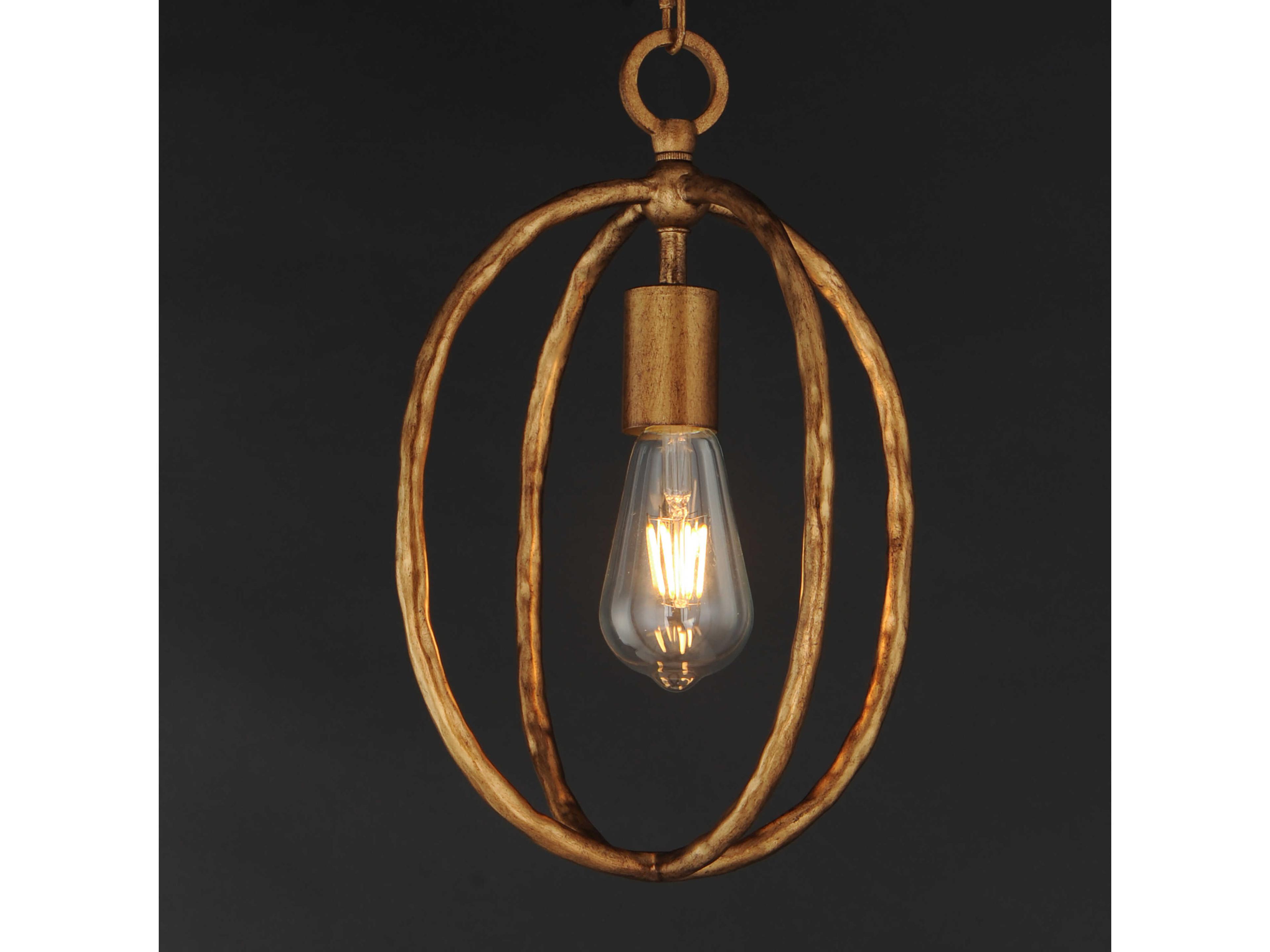 Maxim Lighting Martel 1-Light Etruscan Gold Mini Pendant