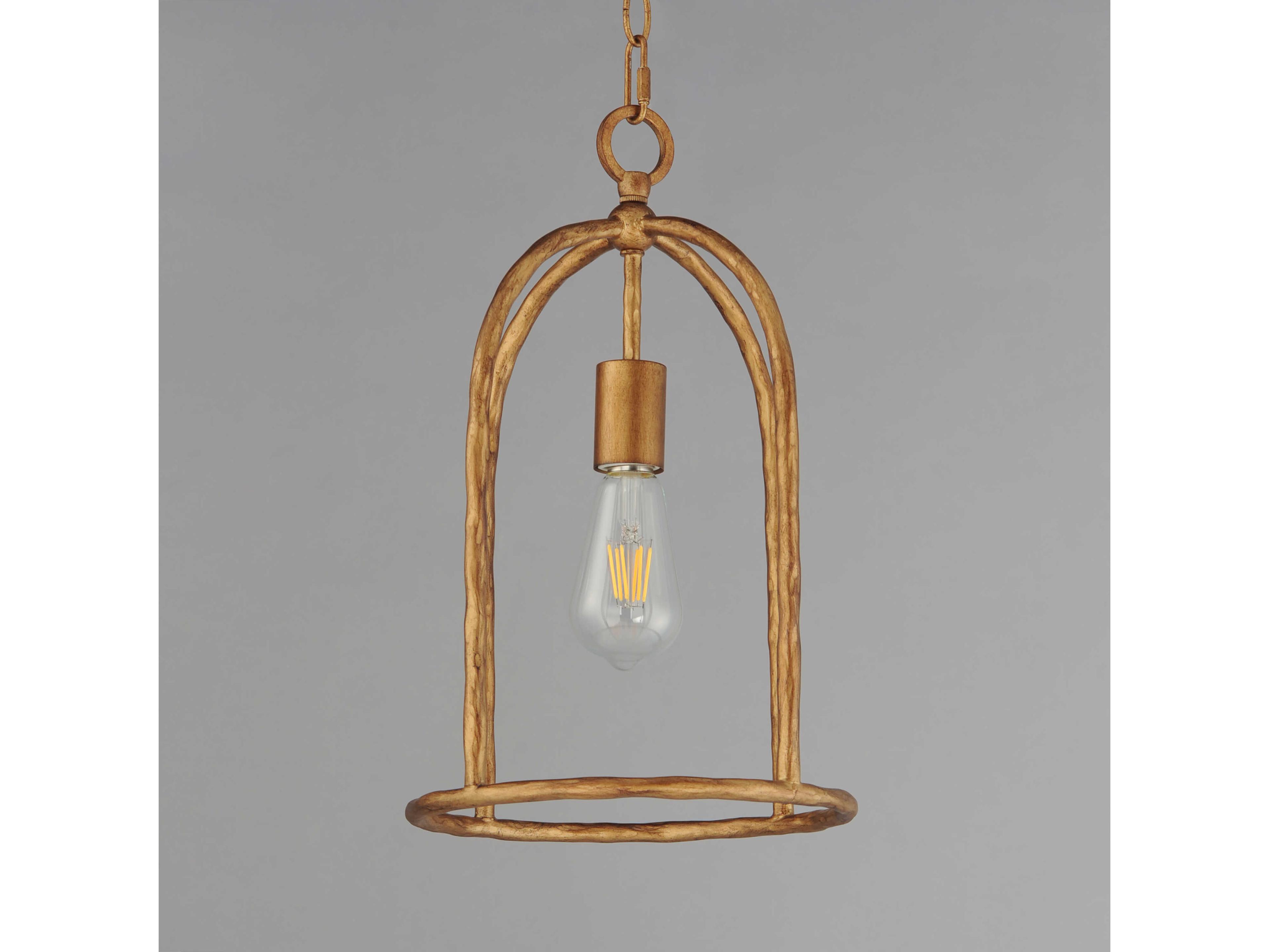 Maxim Lighting Martel 1-Light Etruscan Gold Mini Pendant
