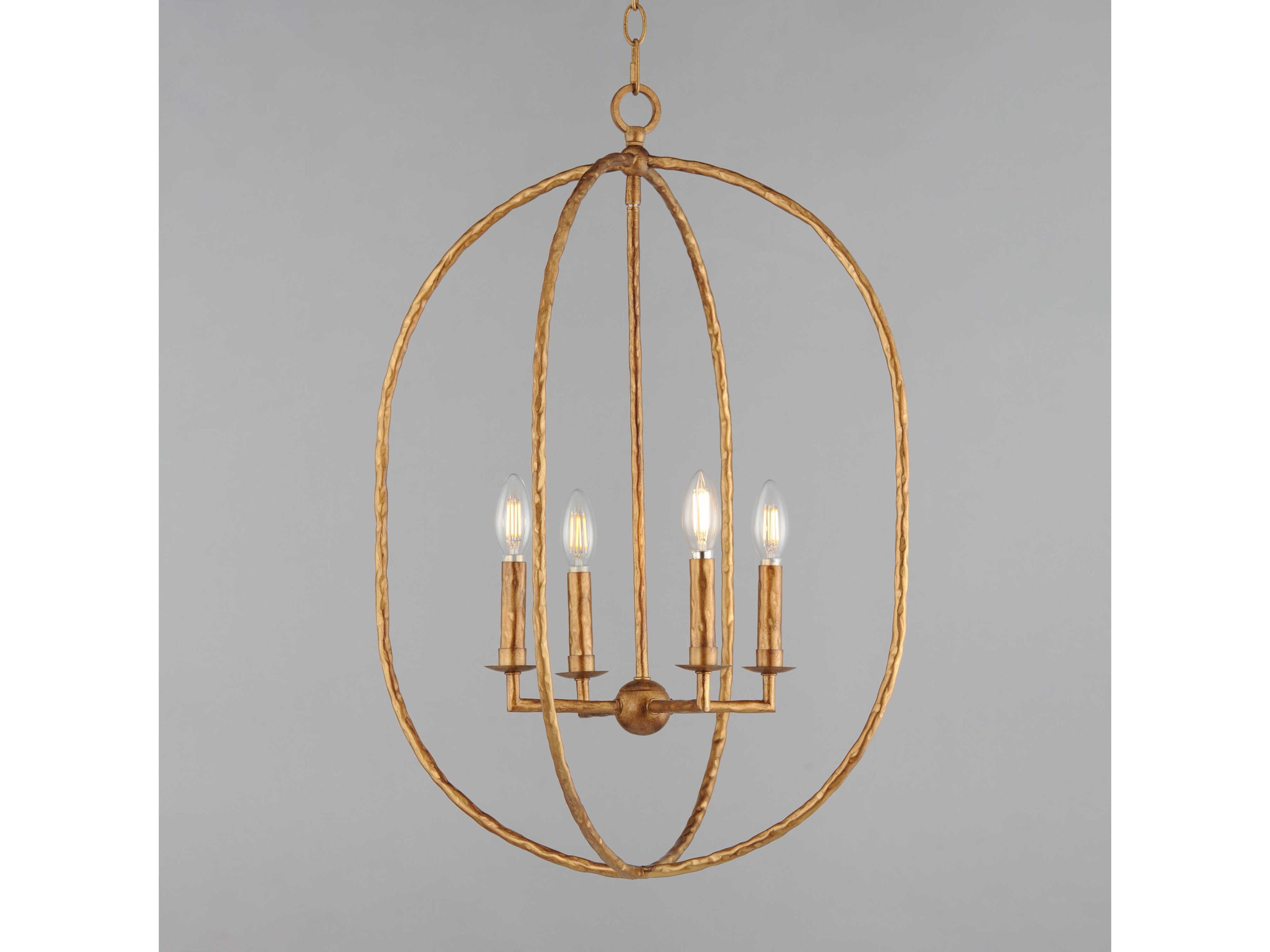 Maxim Lighting Martel 4-Light Etruscan Gold Pendant