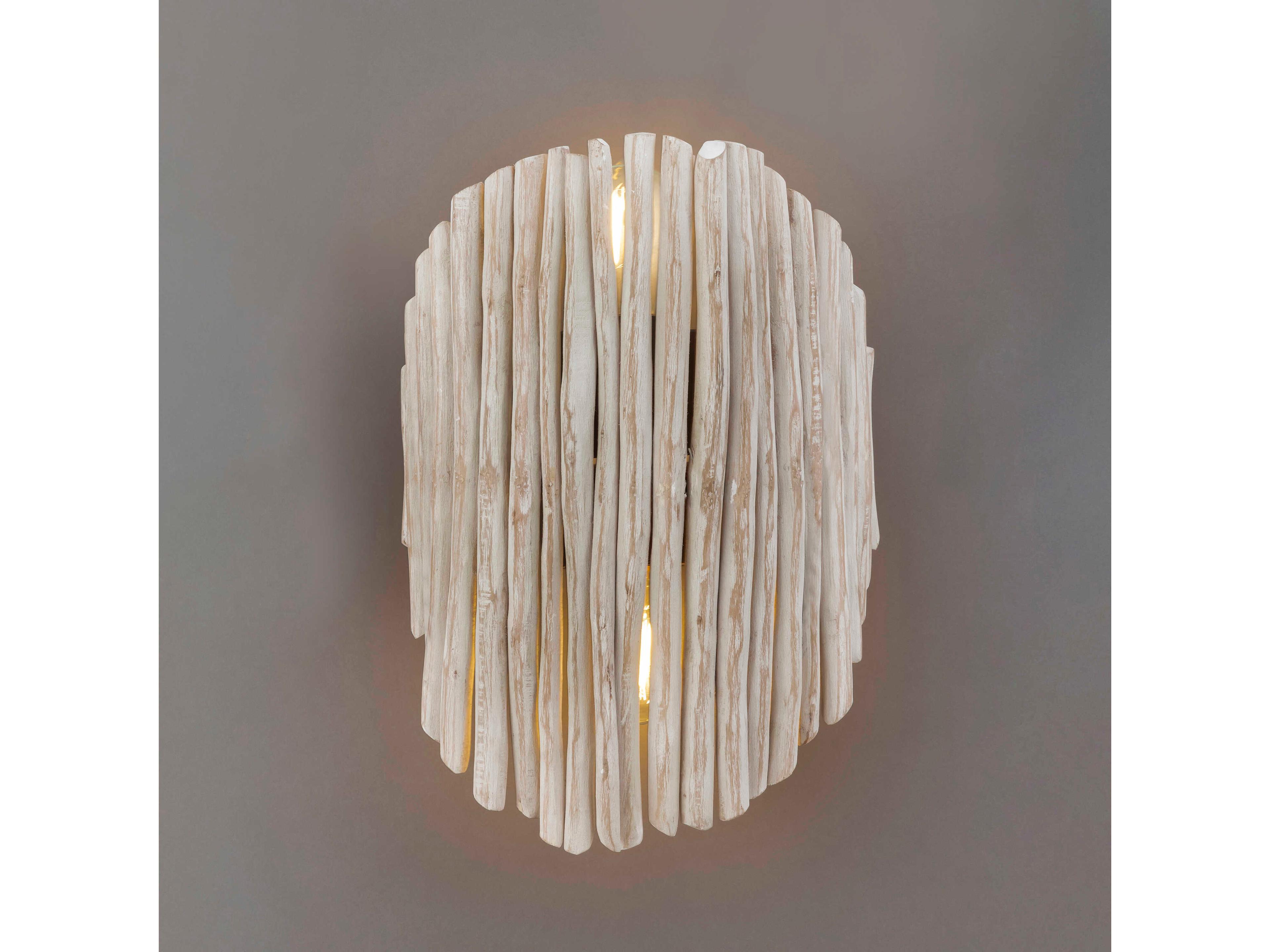 Maxim Lighting Baywood 2-Light Bronze Off White Wall Sconce