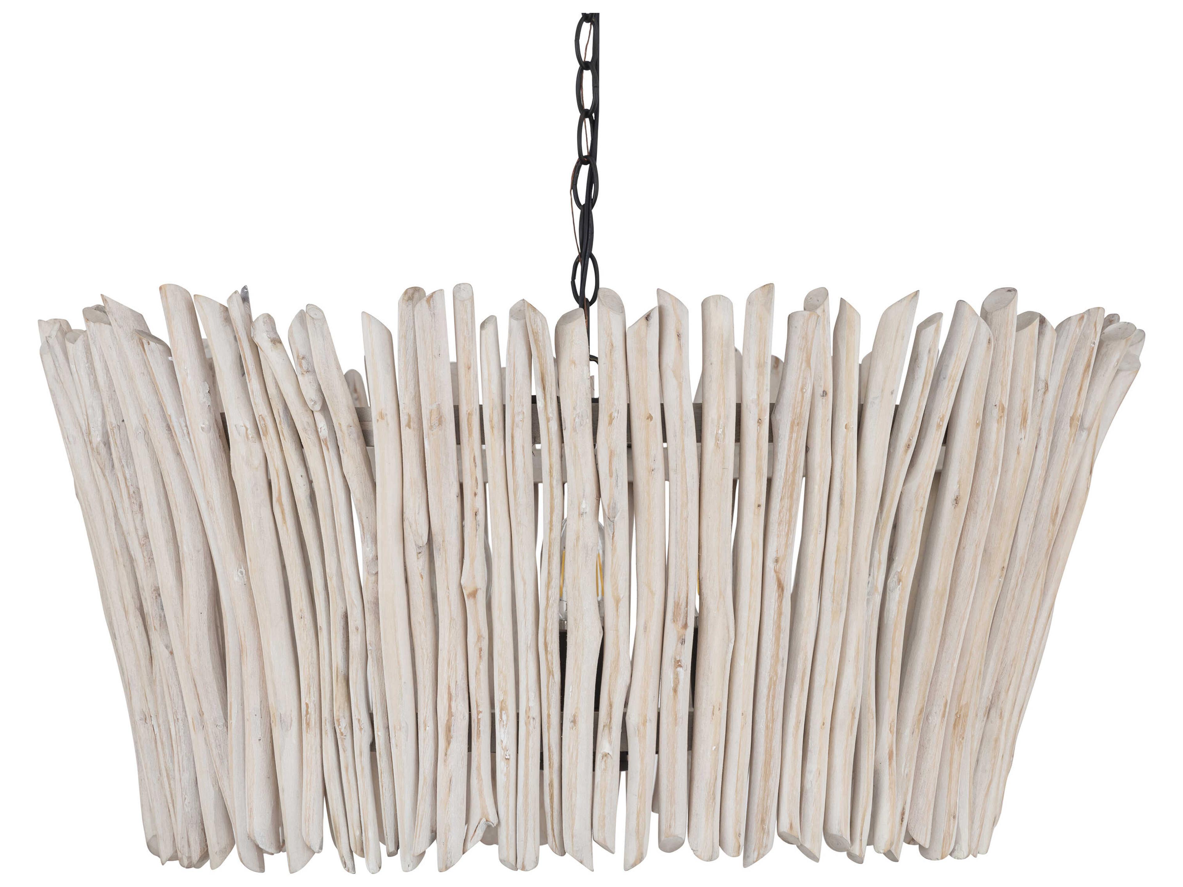 Maxim Lighting Baywood 4-Light Textured Bronze Drum Pendant