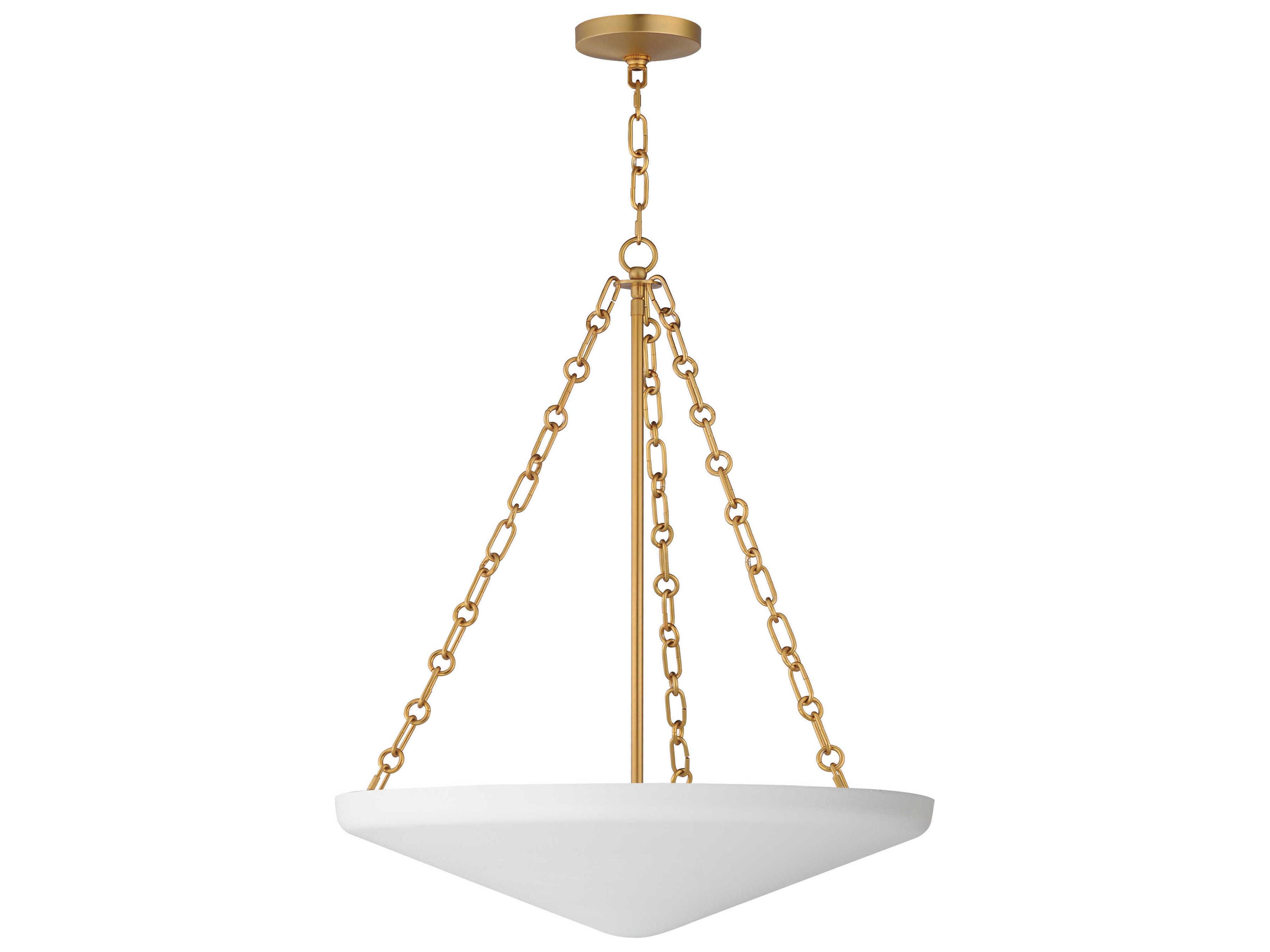 Artemis 6-Light Natural Aged Brass Bell Pendant