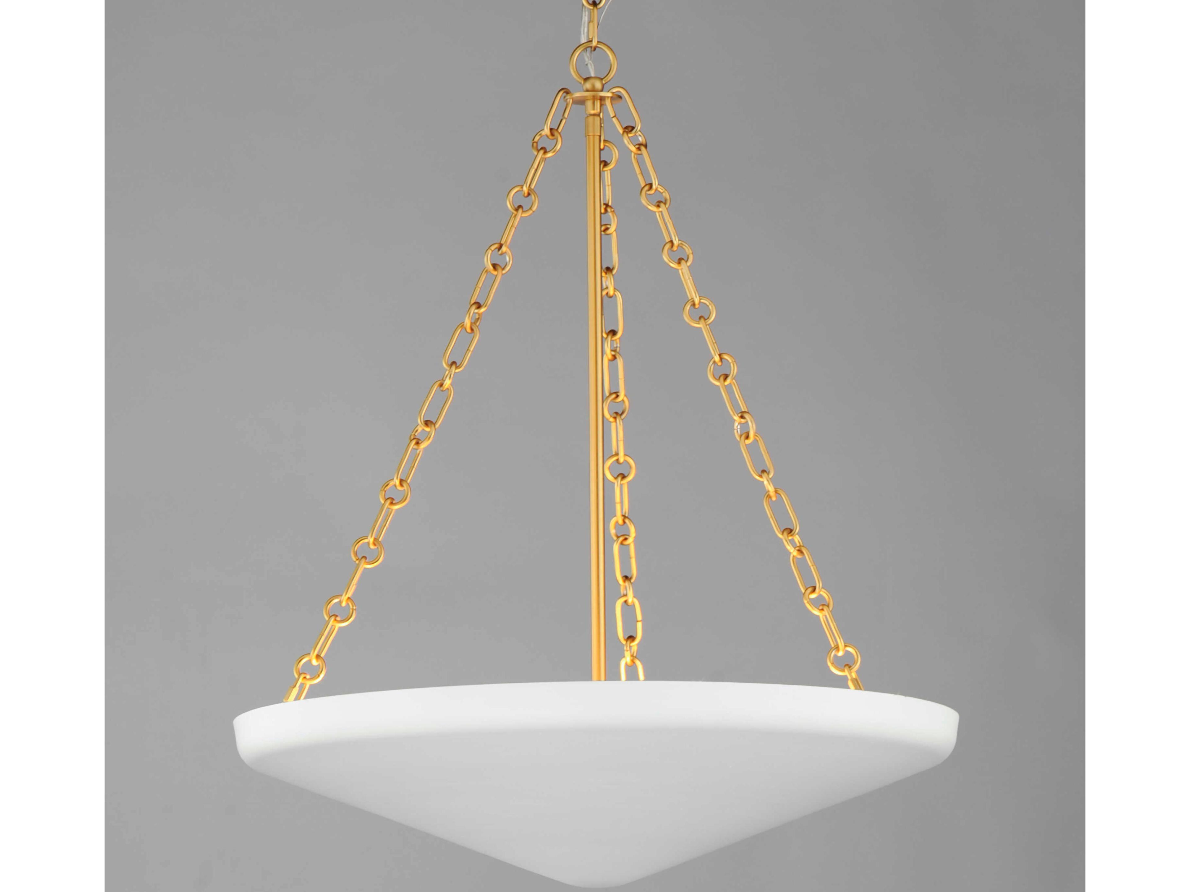 Maxim Lighting Artemis 6-Light Natural Aged Brass Bell Pendant