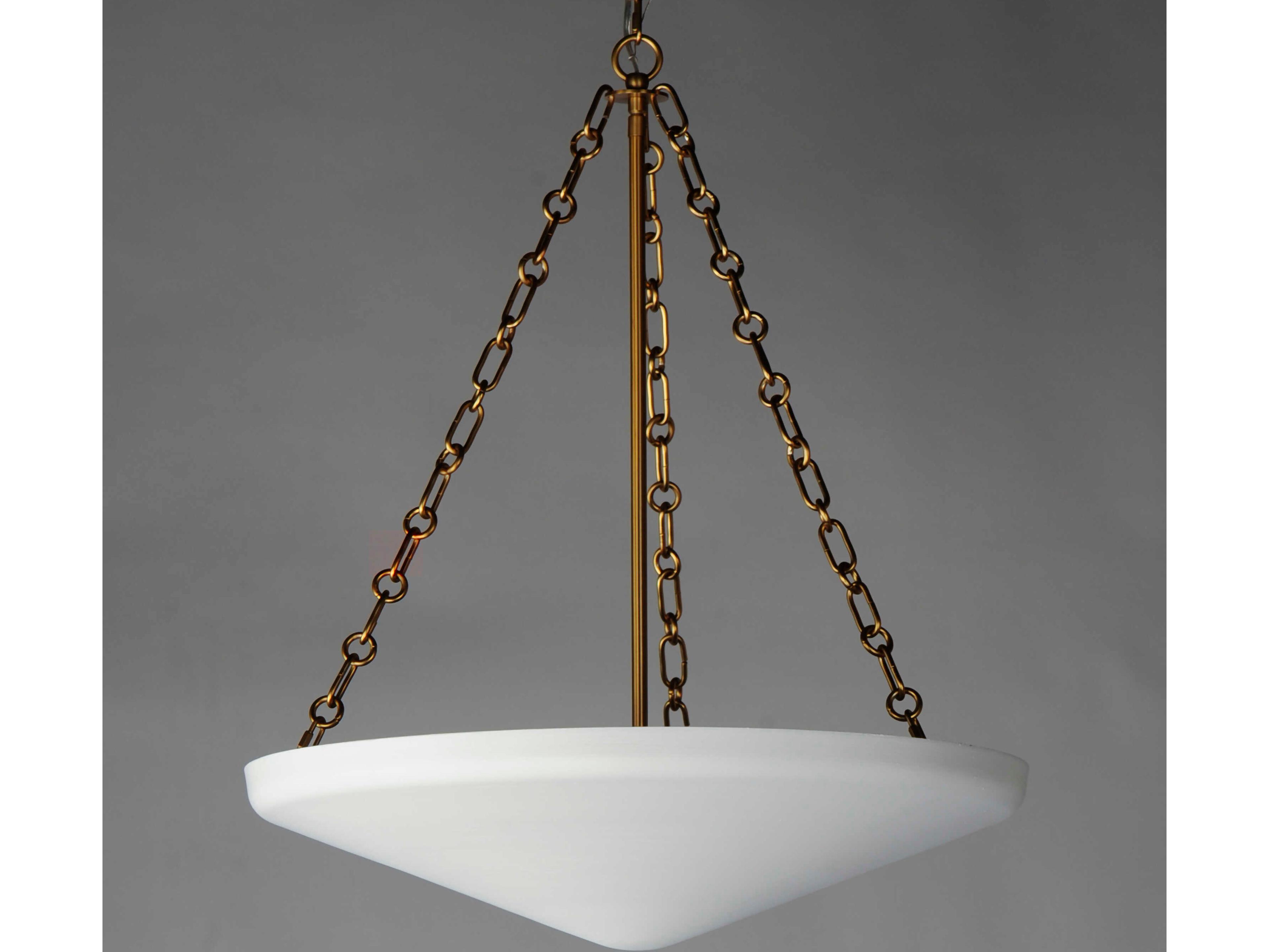 Maxim Lighting Artemis 6-Light Natural Aged Brass Bell Pendant
