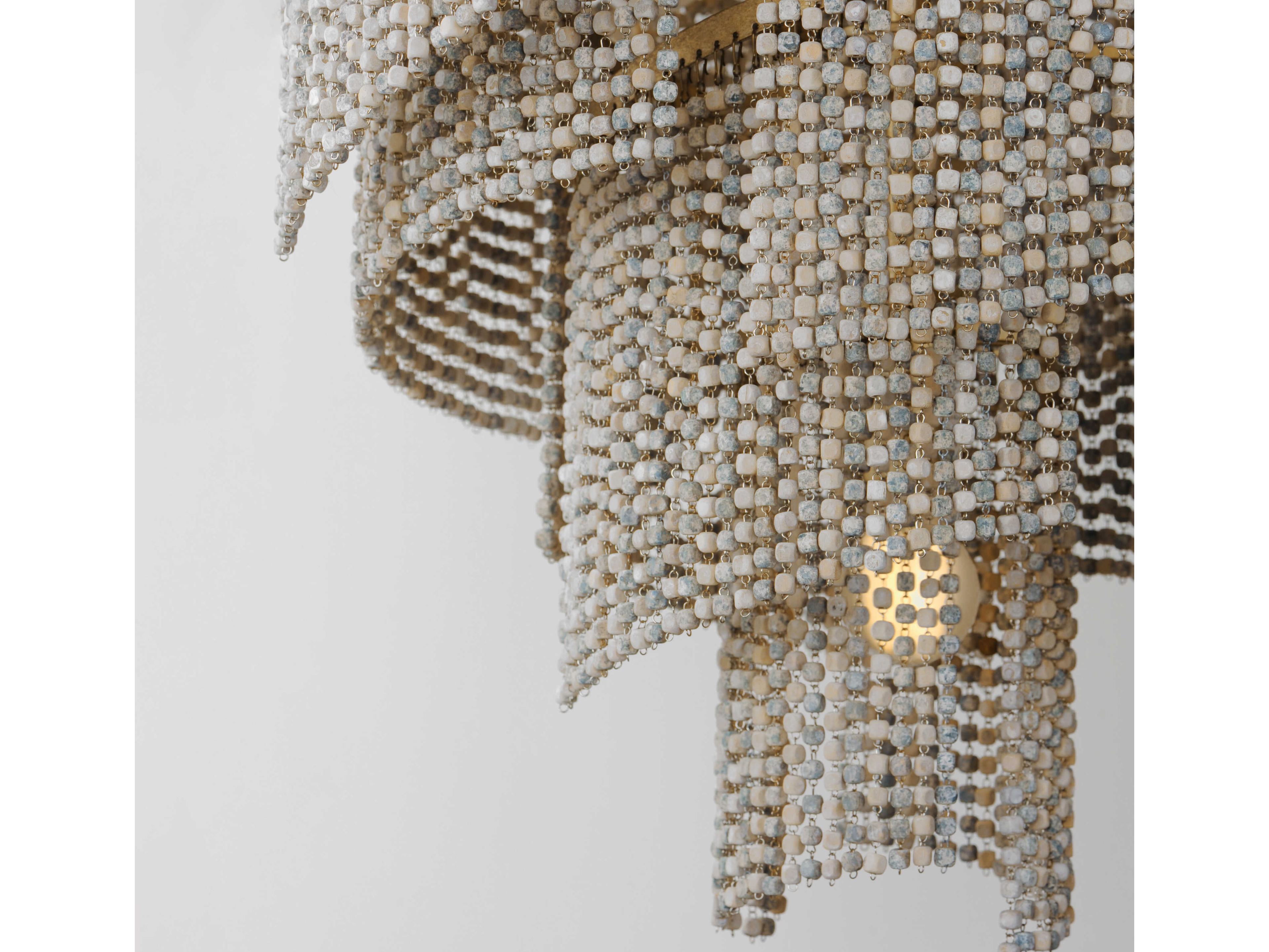 Maxim Lighting Fontaine 7-Light Golden Silver Chandelier