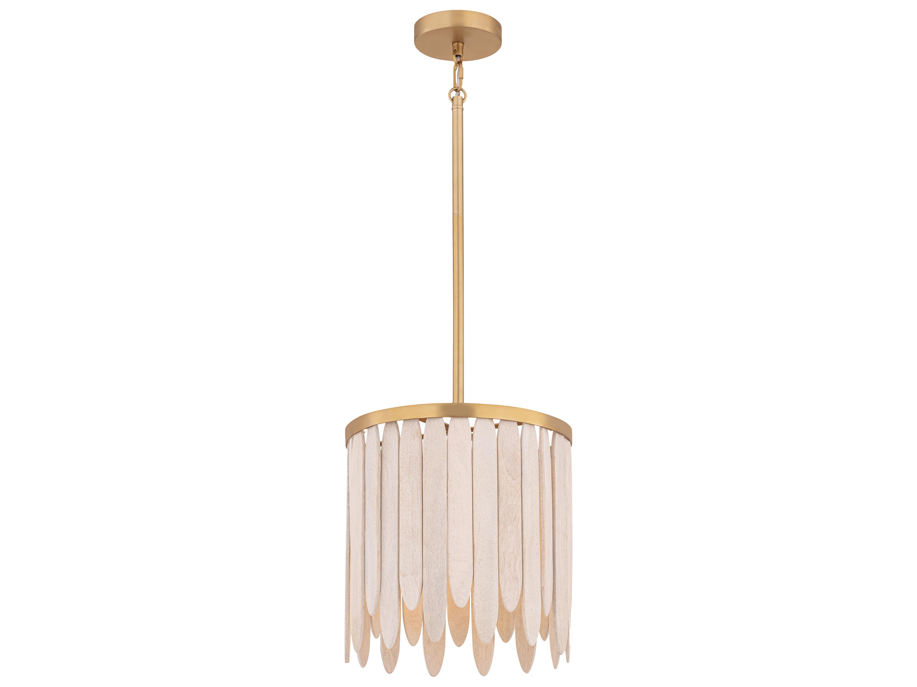 Marimba 1- Light Weathered White Drum Chandelier