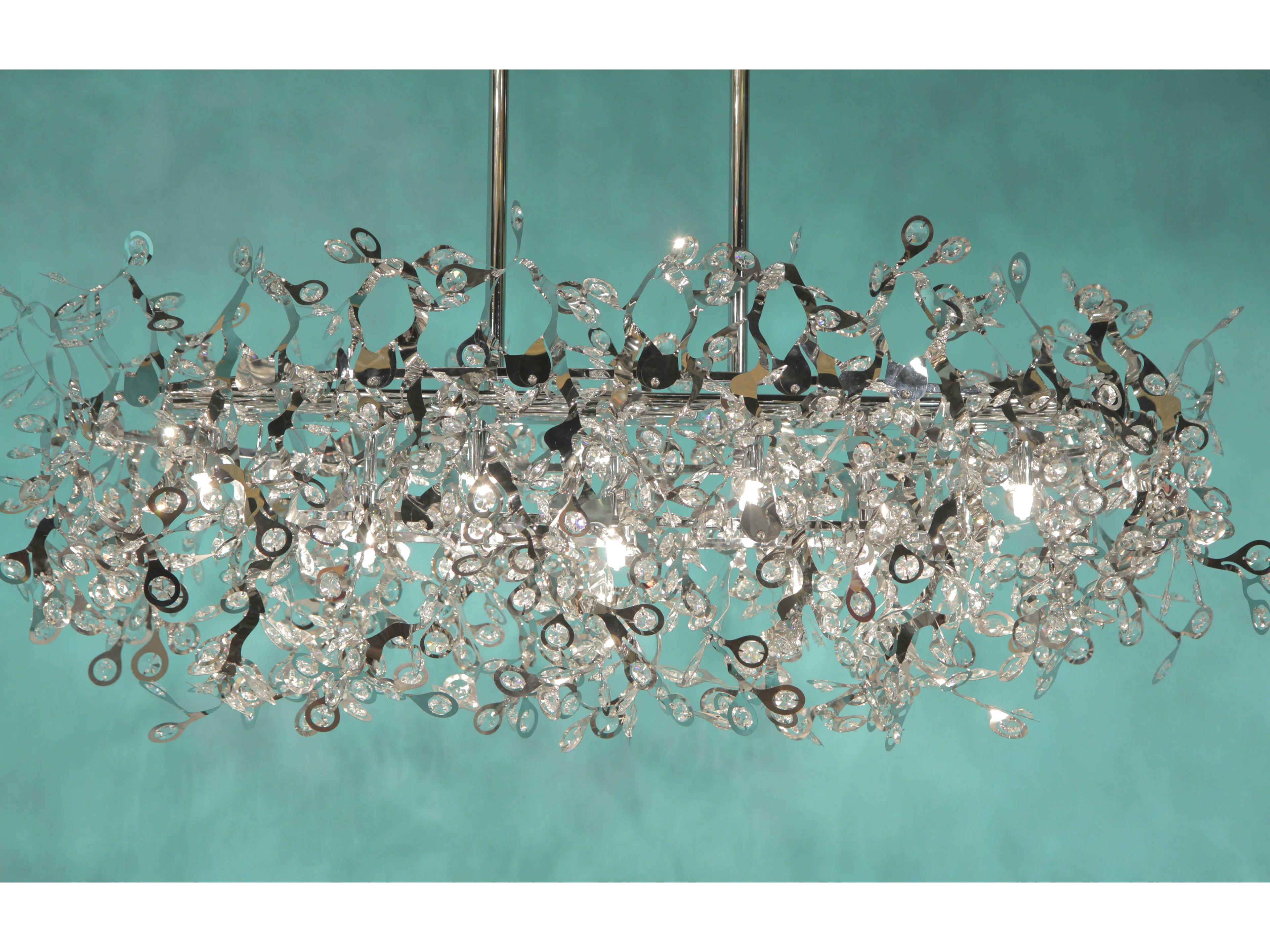 Maxim Lighting Comet 7-Light Polished Chrome Crystal Glass Island Pendant
