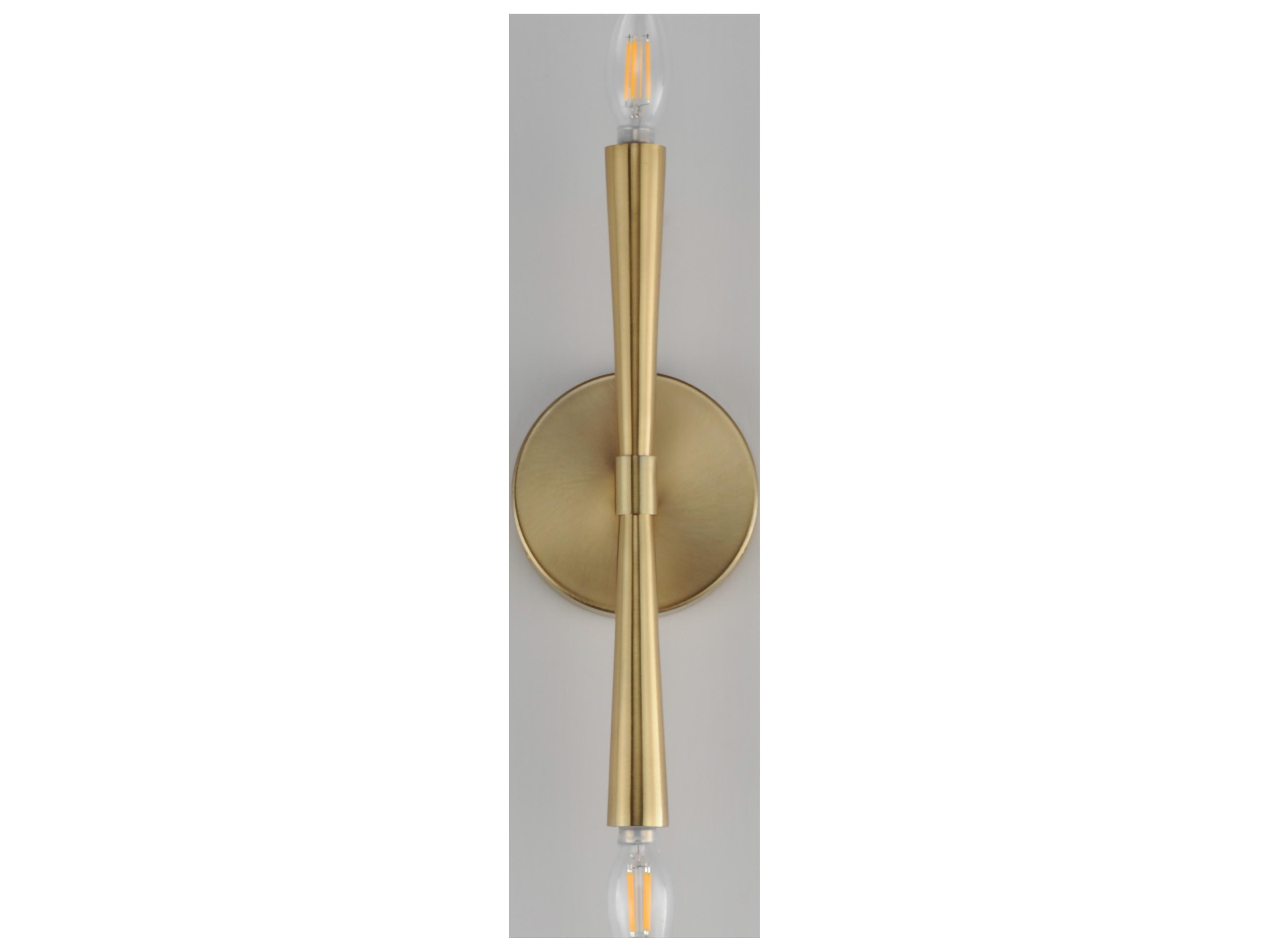 Maxim Lighting Rome 2- Light Satin Brass Wall Sconce