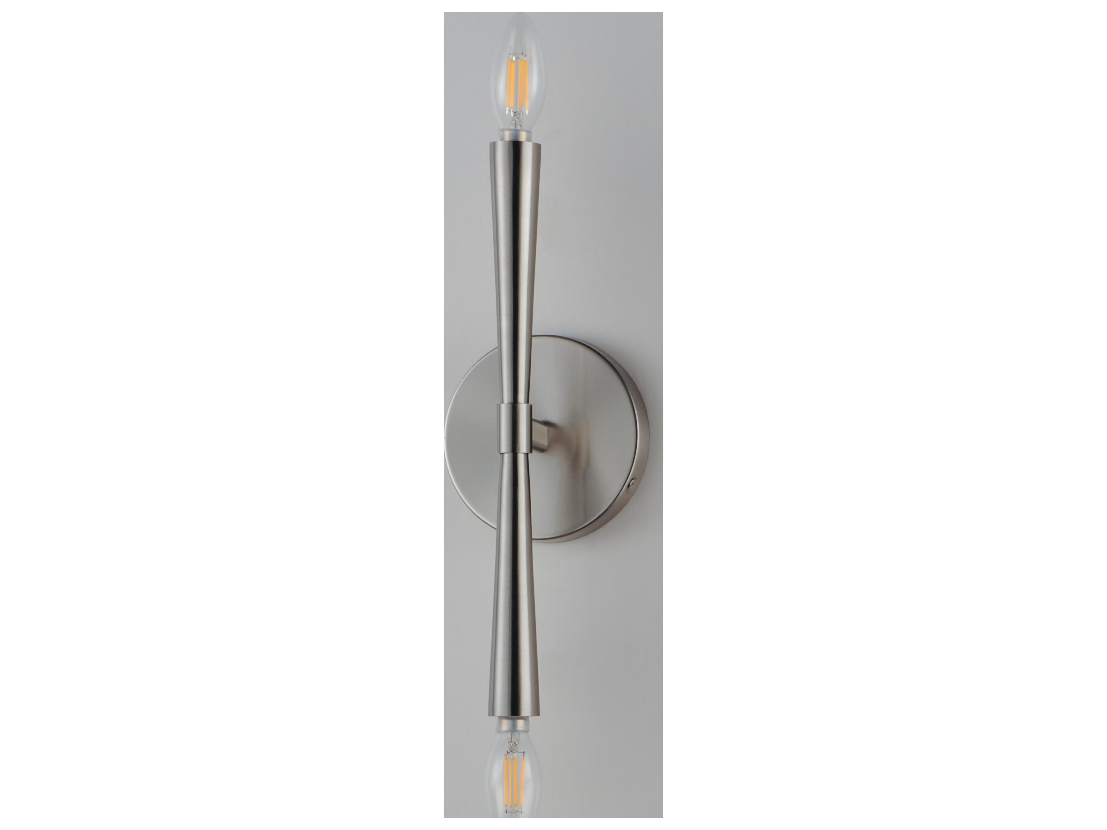 Maxim Lighting Rome 2- Light Satin Nickel Wall Sconce