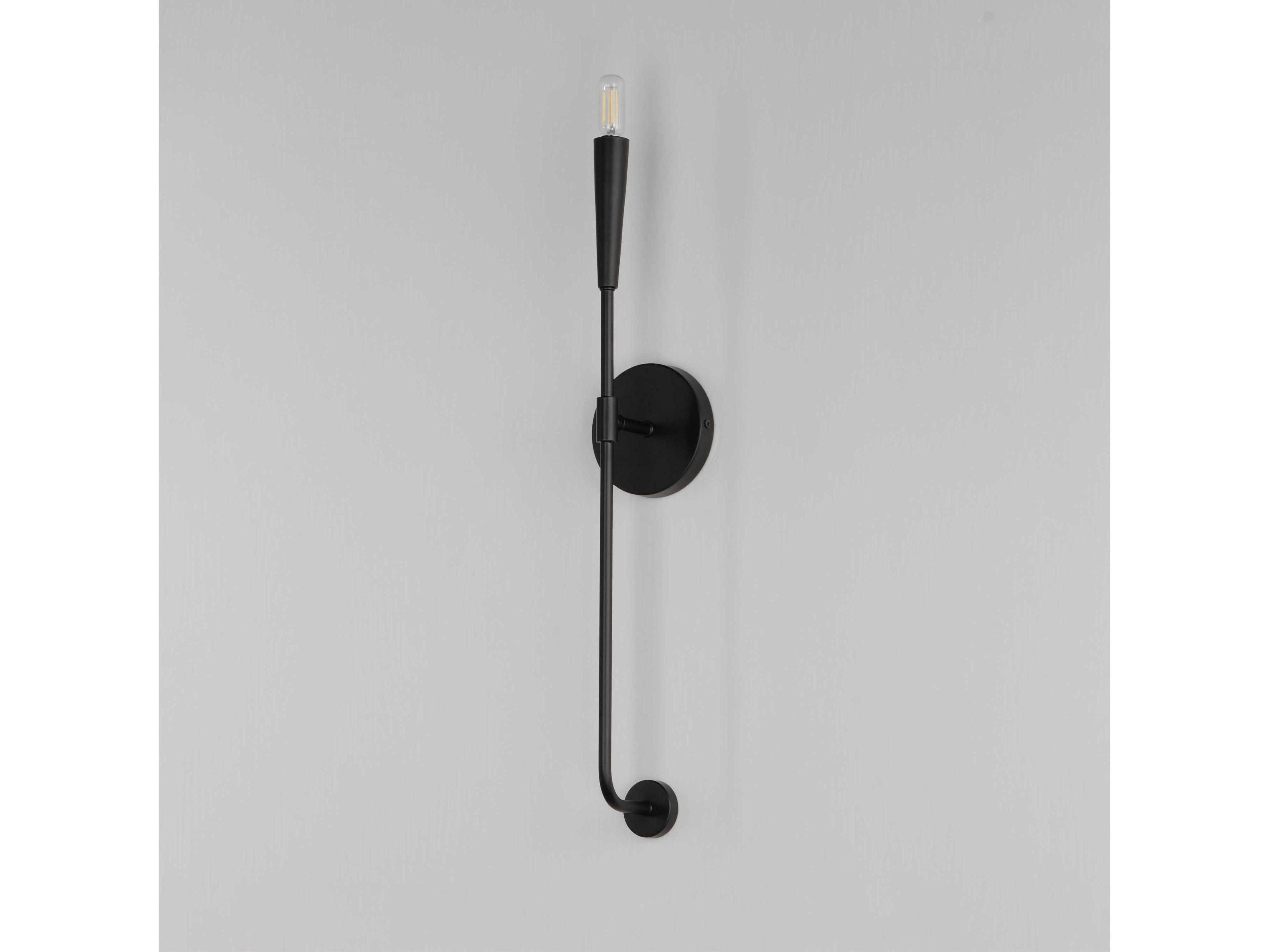 Maxim Lighting Vela 1-Light Black Wall Sconce