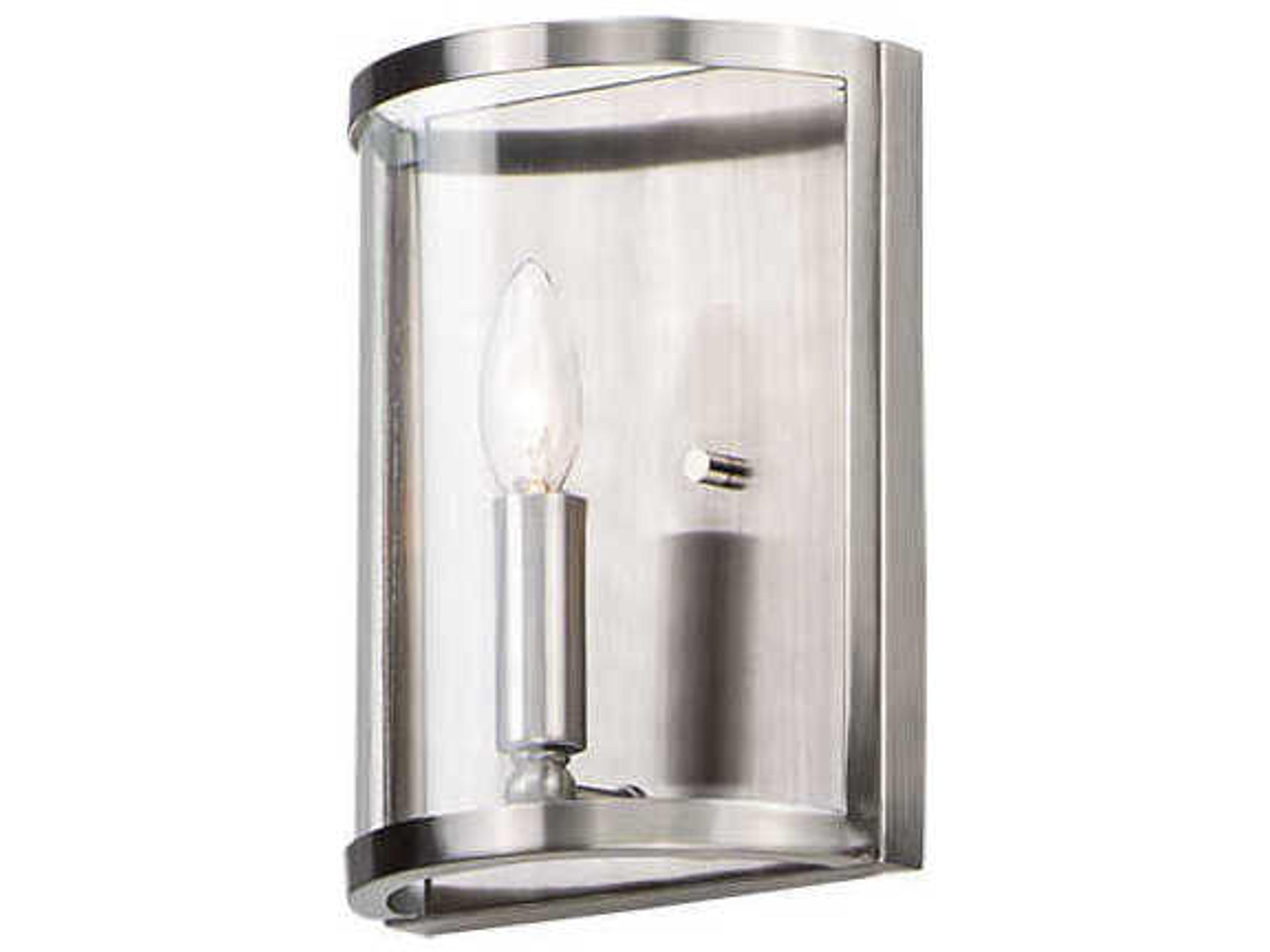 Sentinel 1-Light Satin Nickel Wall Sconce