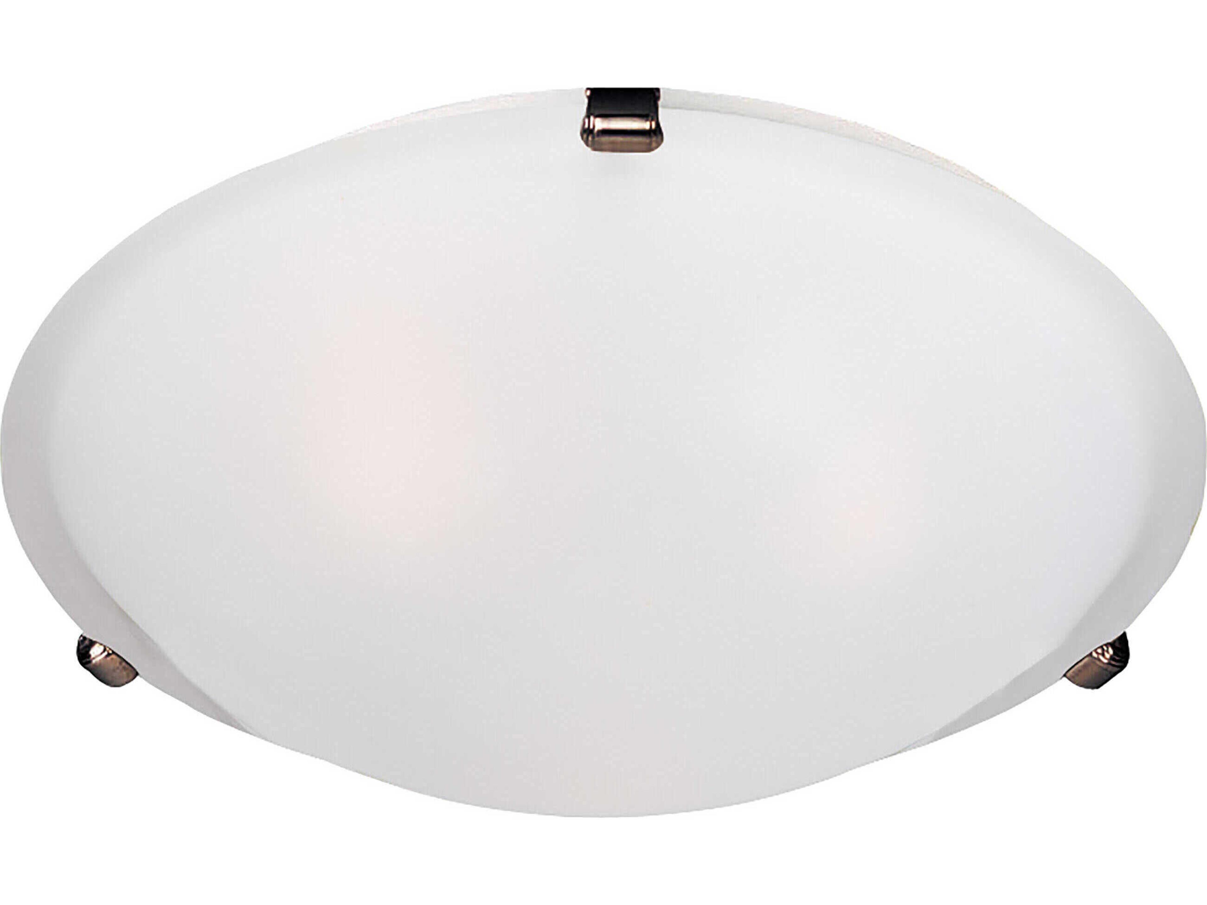 Malaga 3-Light Oil Rubbed Bronze Glass Bowl Flush Mount