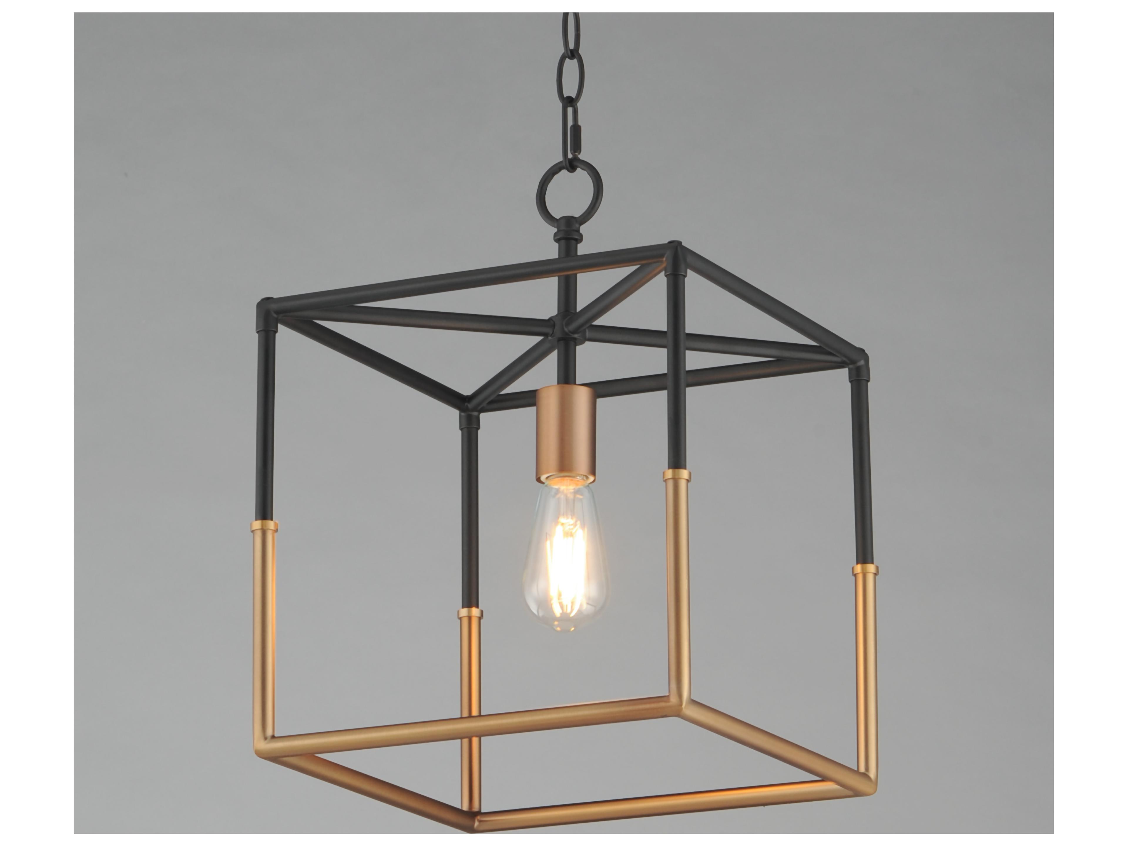 Maxim Lighting Soho 1- Light Black weathered Brass Pendant
