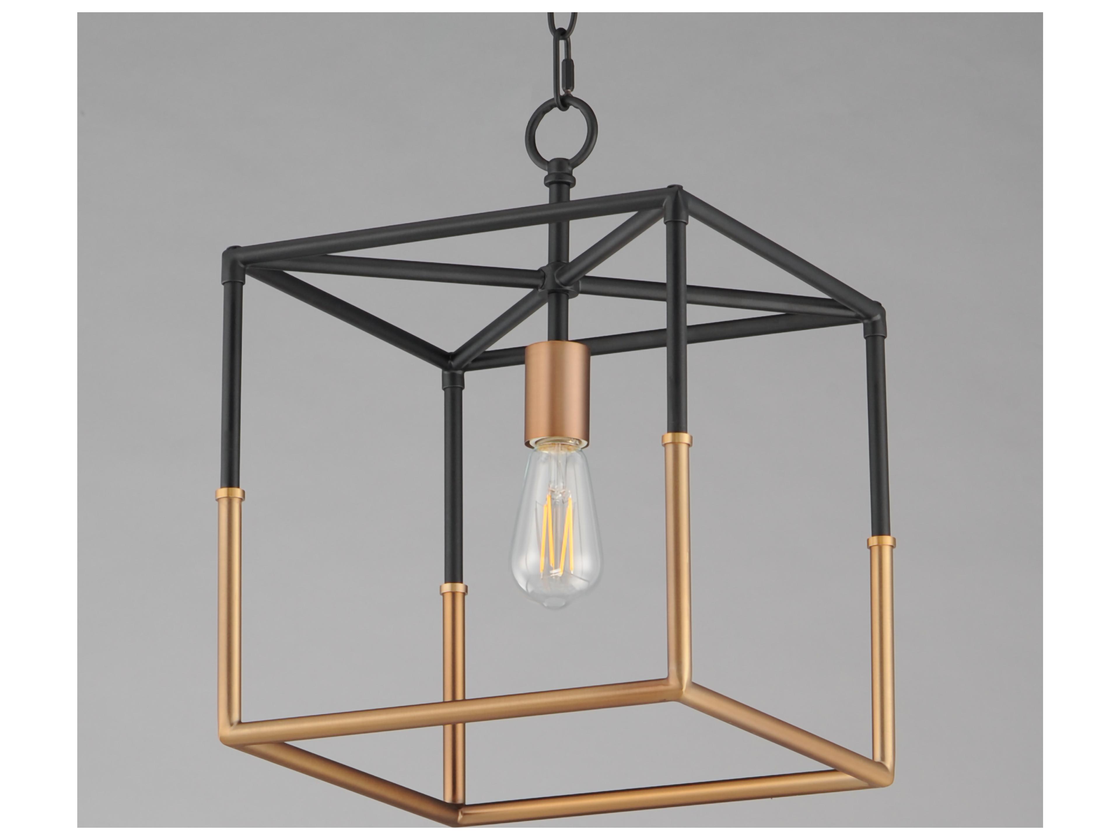 Maxim Lighting Soho 1- Light Black weathered Brass Pendant