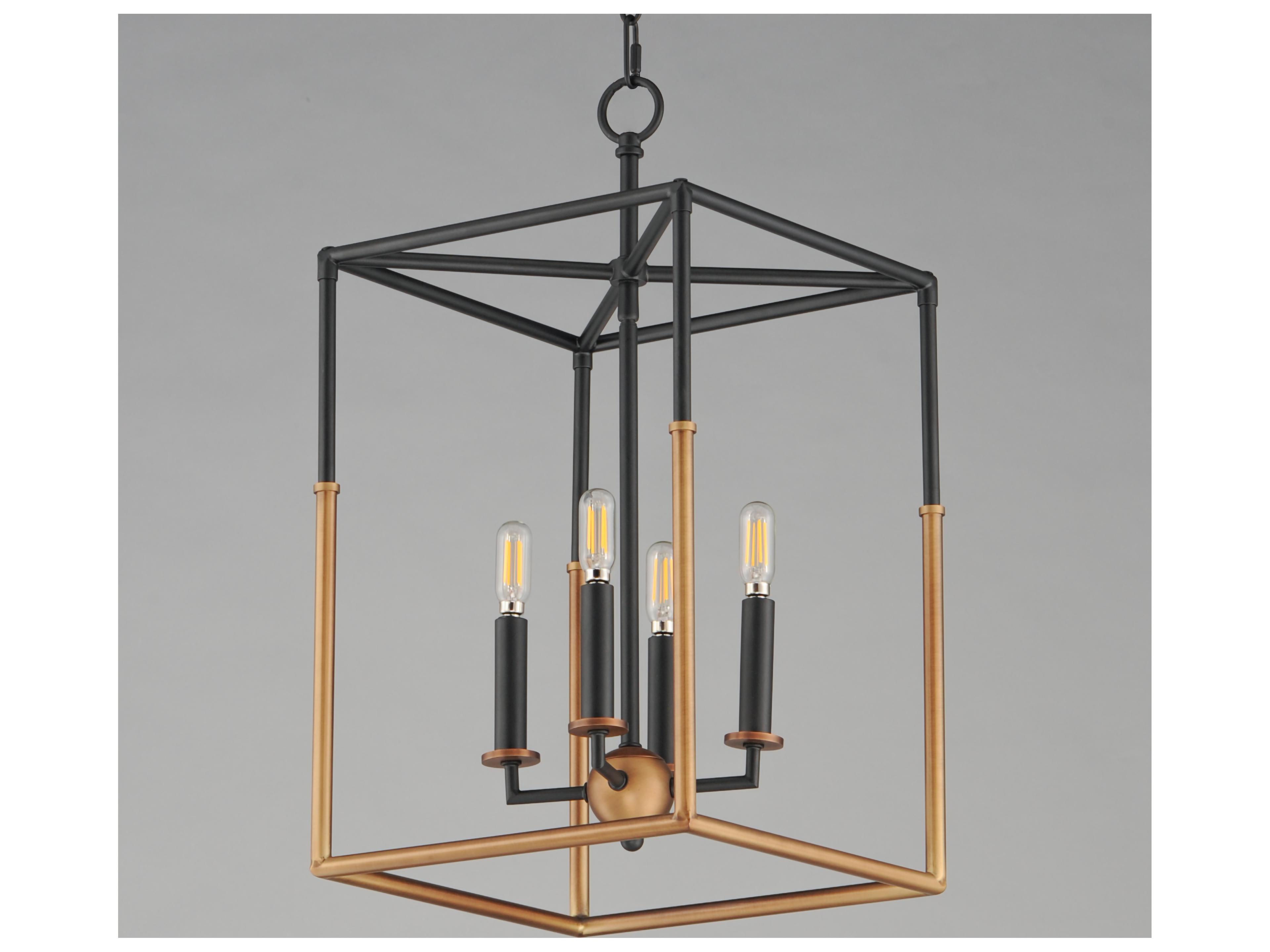 Maxim Lighting Soho 4- Light Black weathered Brass Pendant