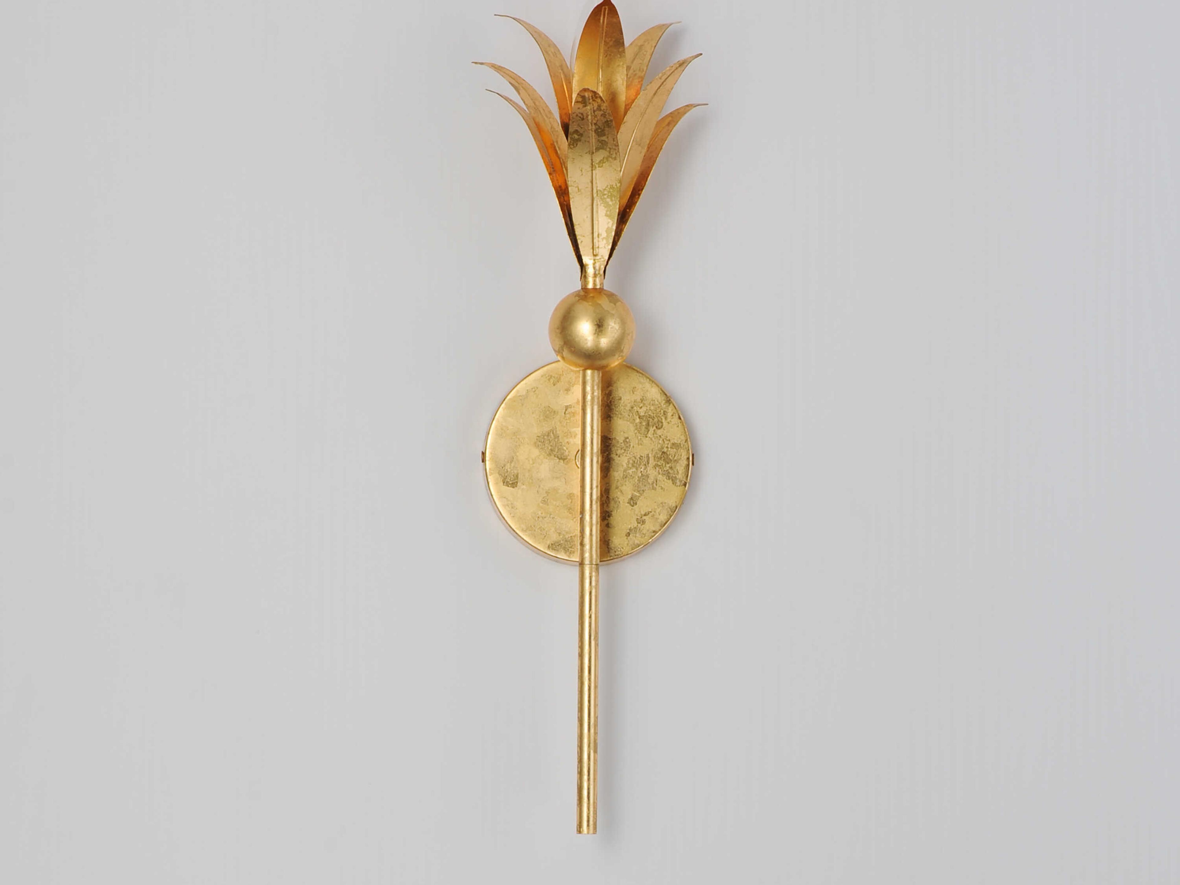 Maxim Lighting Paloma 1-Light Gold Leaf Wall Sconce