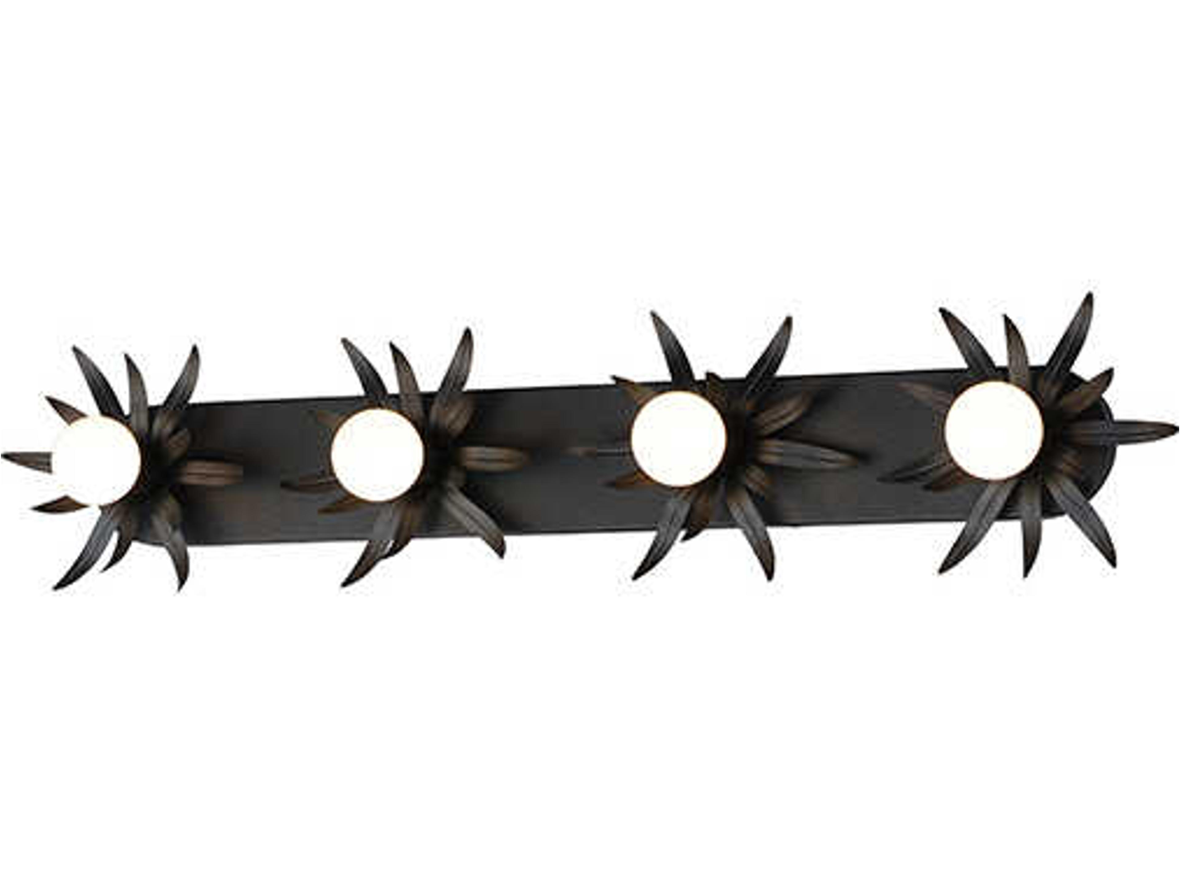 Paloma 4-Light Anthracite Black Vanity Light
