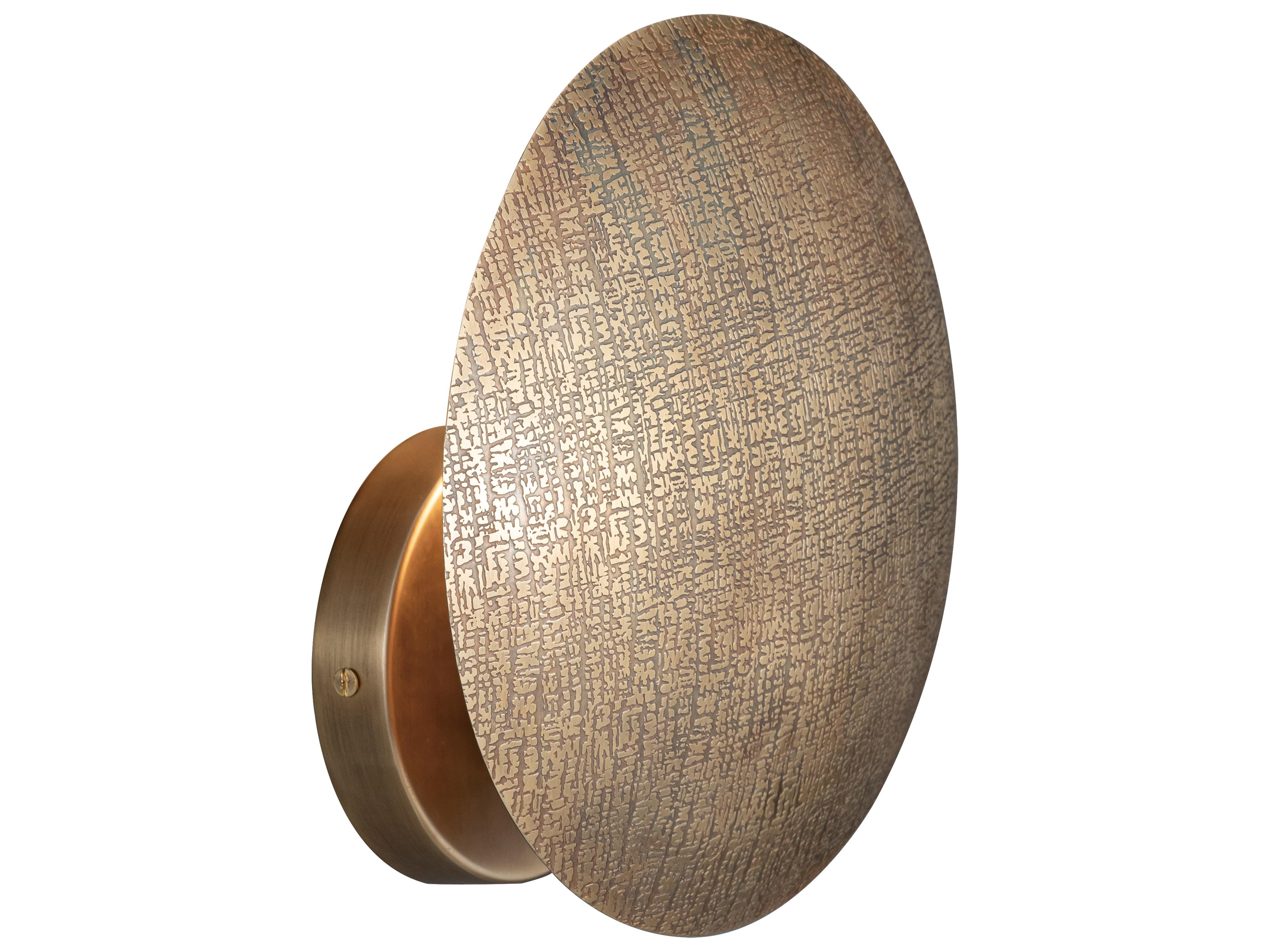 Aurelia 1-Light Weathered Brass Wall Sconce