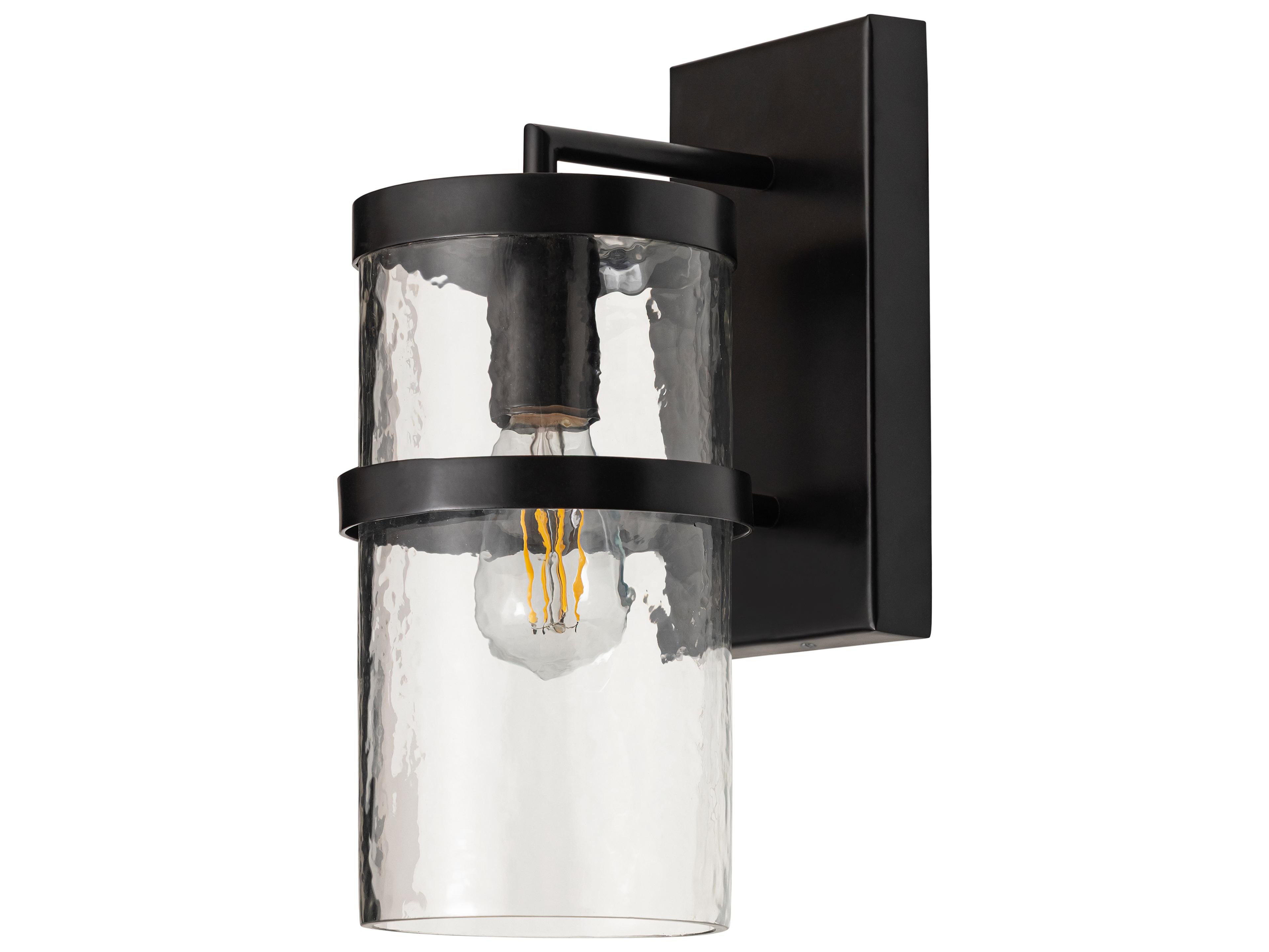 Chamberlain 1-Light Dark Bronze Wall Sconce