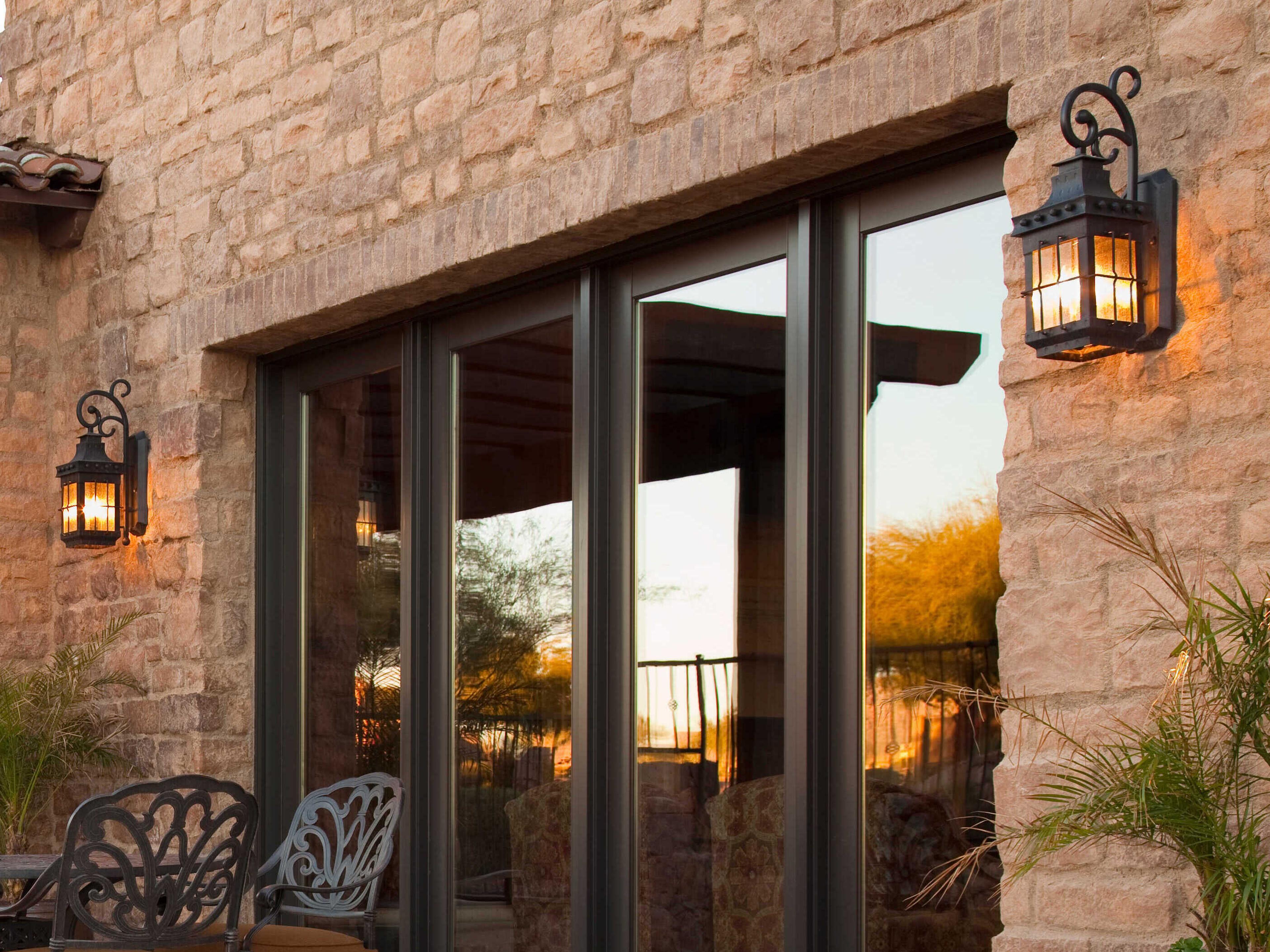 Maxim Lighting Nantucket & Seedy Glass Incandescent Outdoor Wall Light