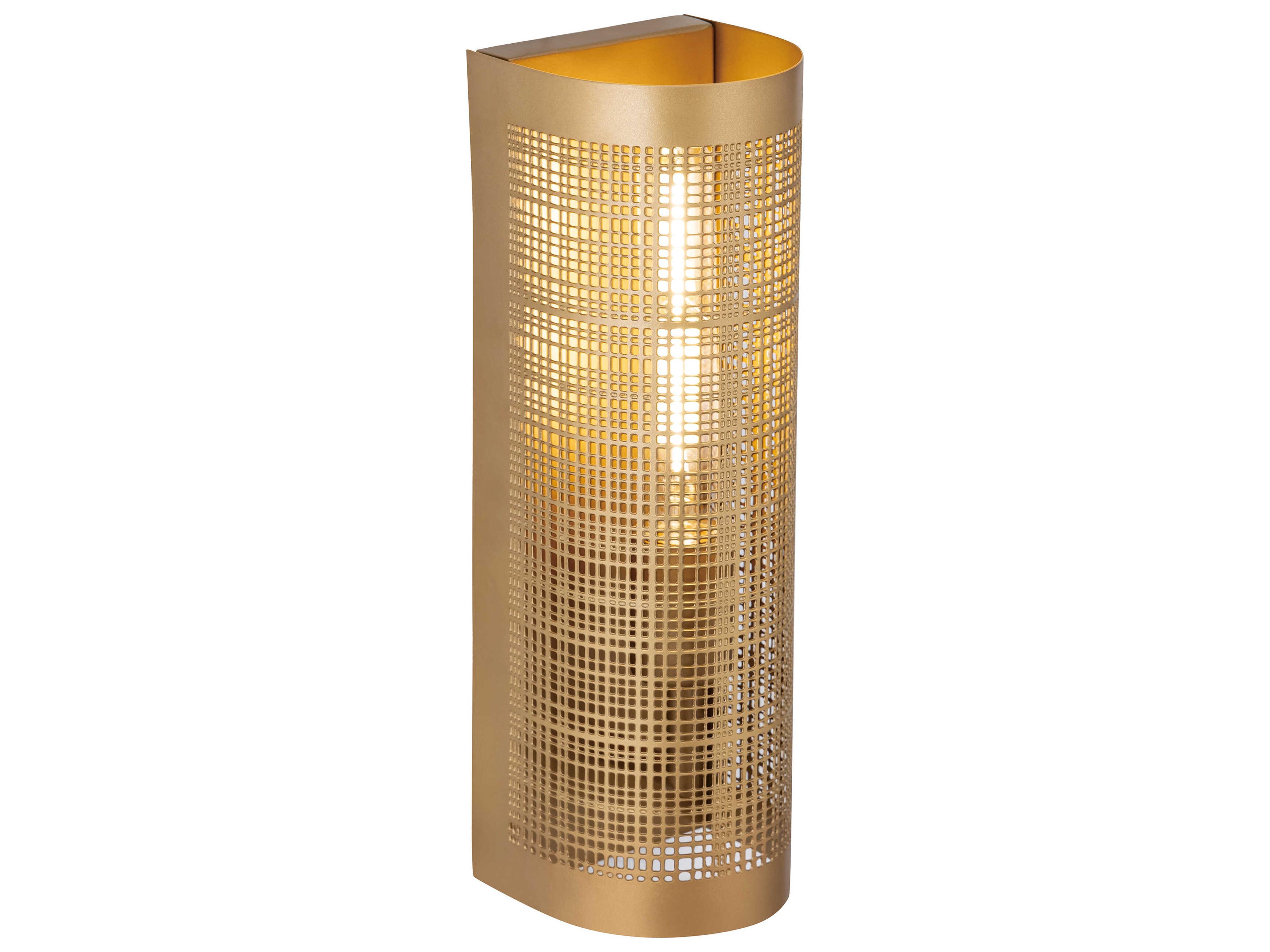 Hatcher 1-Light Gold Wall Sconce