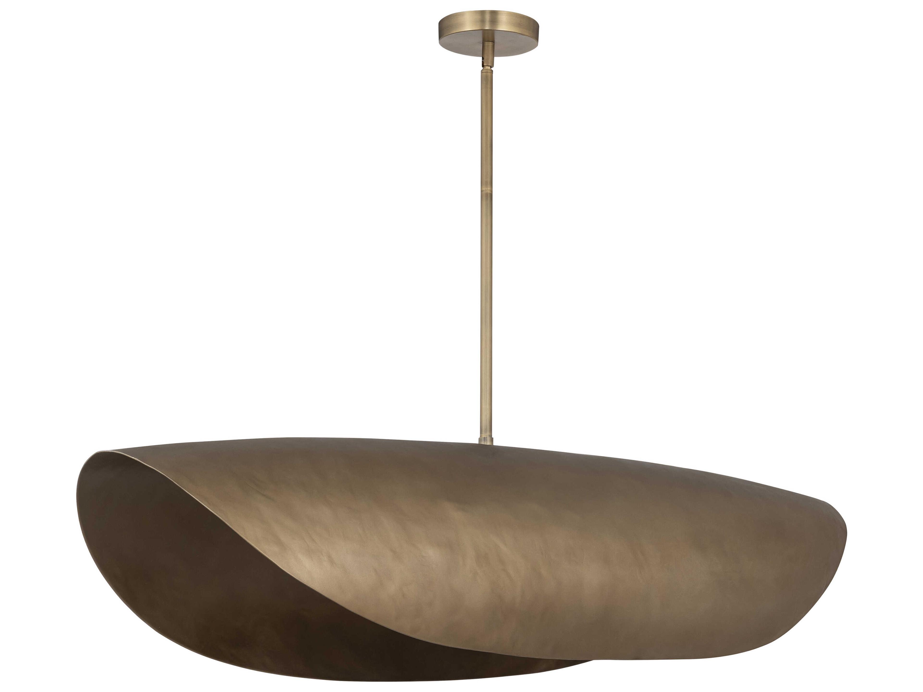 Maxim Lighting Denarii 2-Light Natural Gold Island Pendant