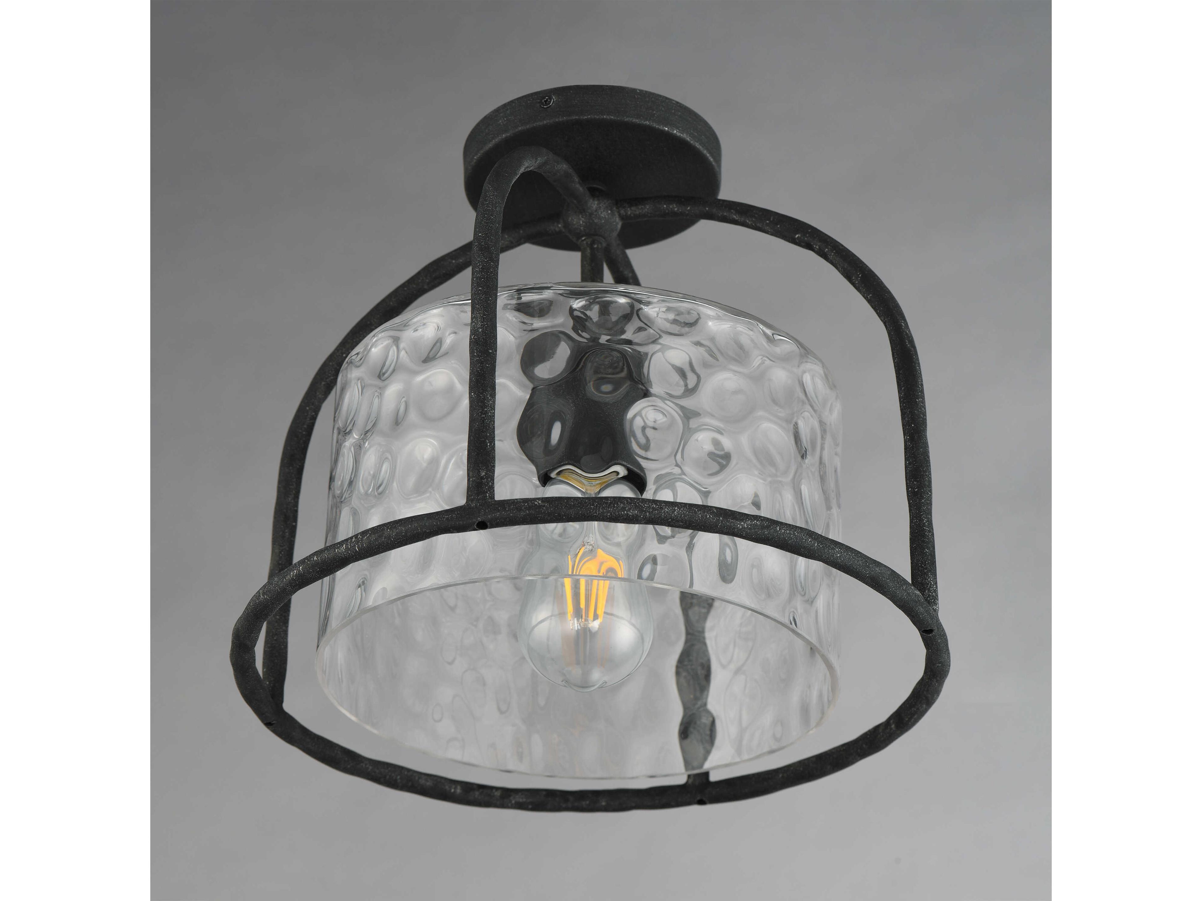 Maxim Lighting Del Mar 1-Light Blacksmith Semi Flush Mount