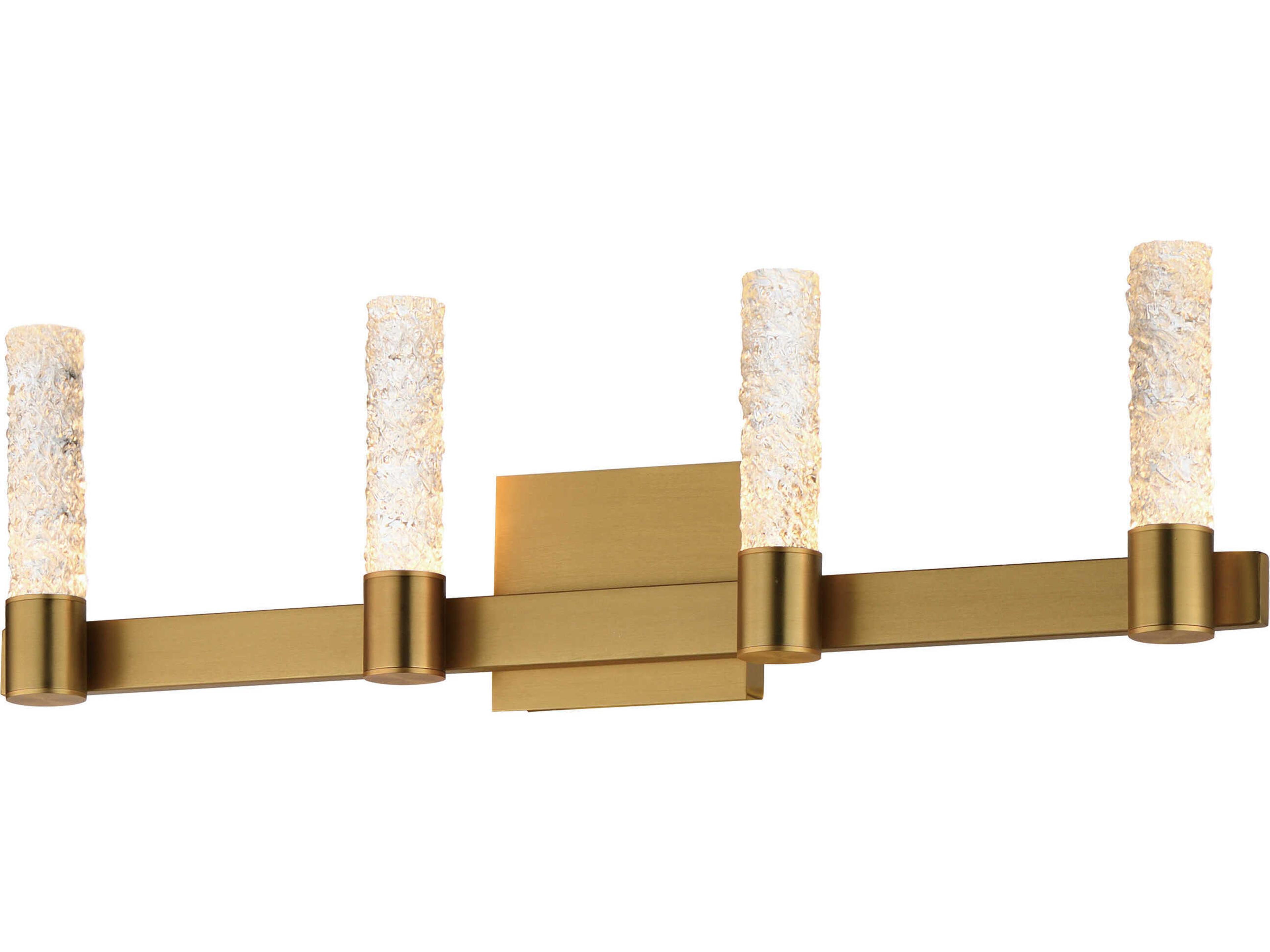 Duchess 4-Light Natural Aged Brass Vanity Light
