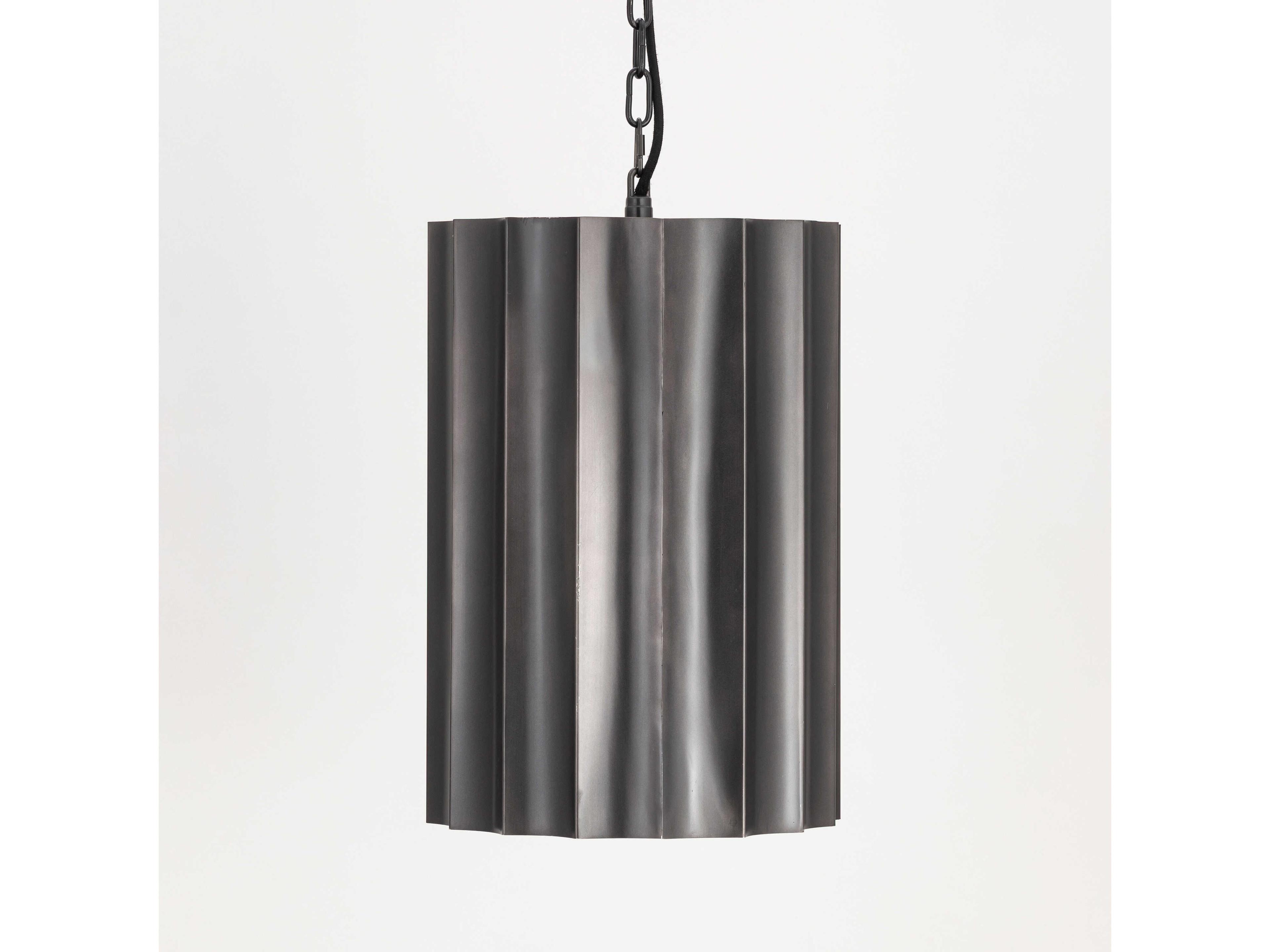 Maxim Lighting Allegra 1-Light Gunmetal Gold Cylinder Geometric Mini Pendant