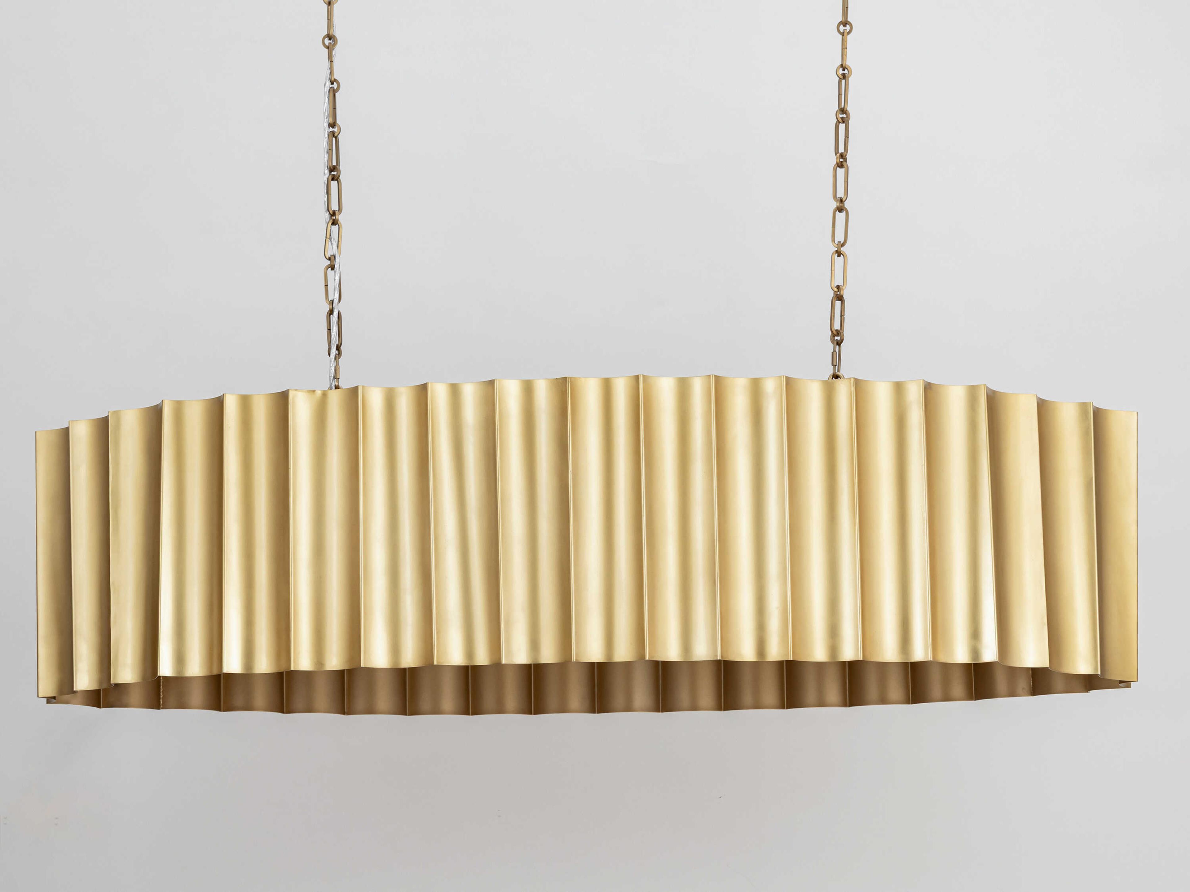 Maxim Lighting Allegra 5-Light Weathered Brass Geometric Island Pendant