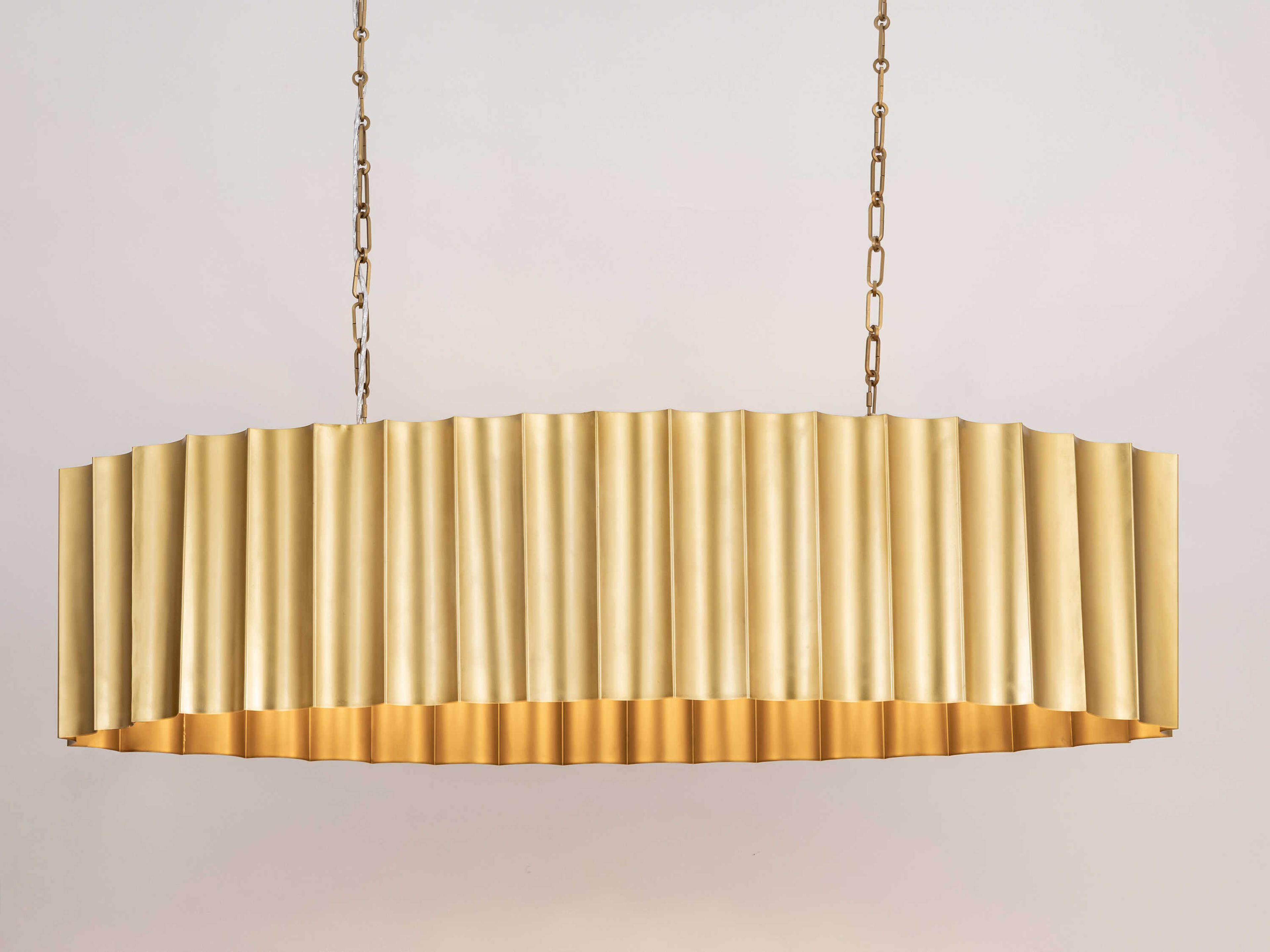 Maxim Lighting Allegra 5-Light Weathered Brass Geometric Island Pendant