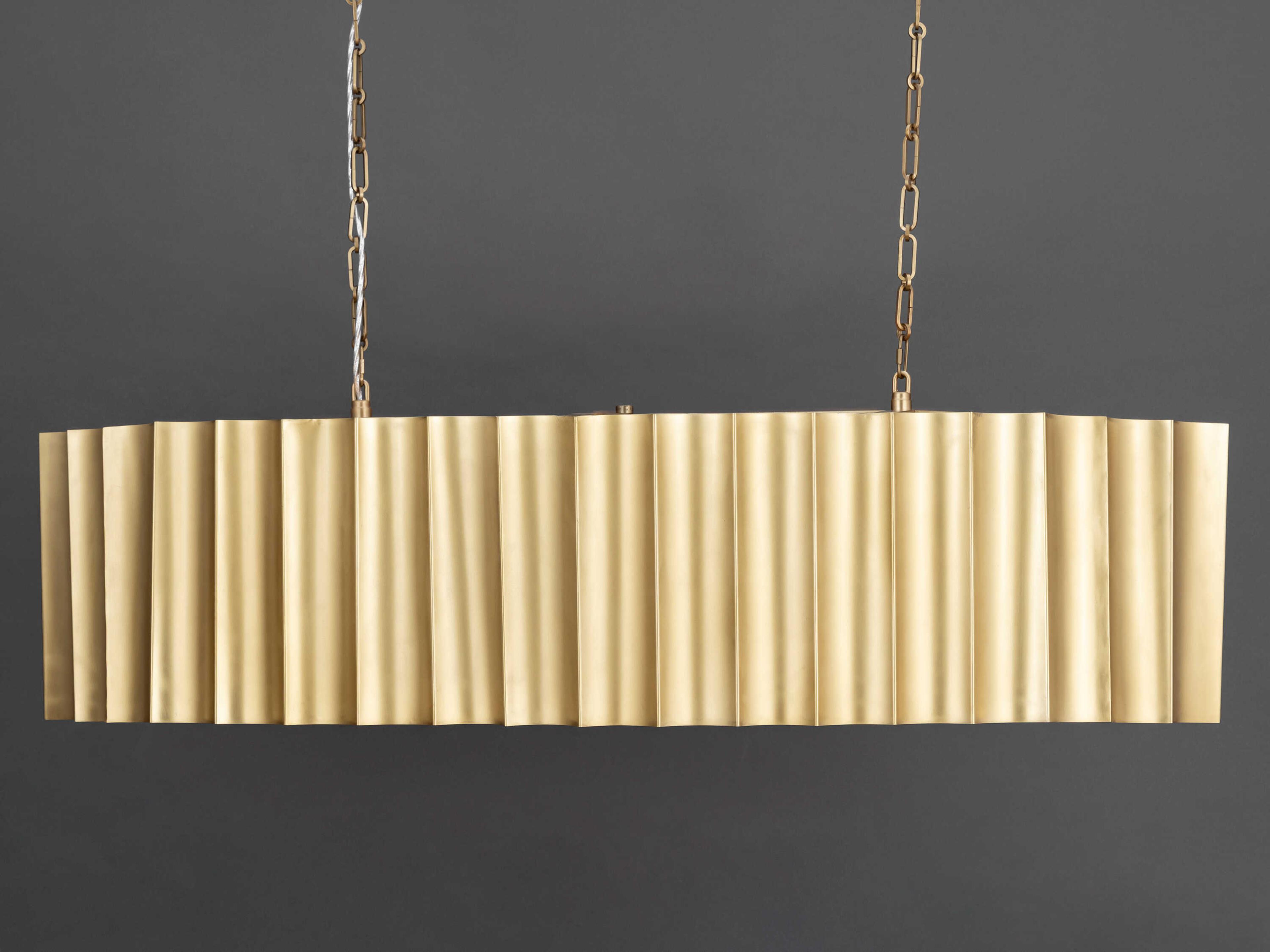 Maxim Lighting Allegra 5-Light Weathered Brass Geometric Island Pendant