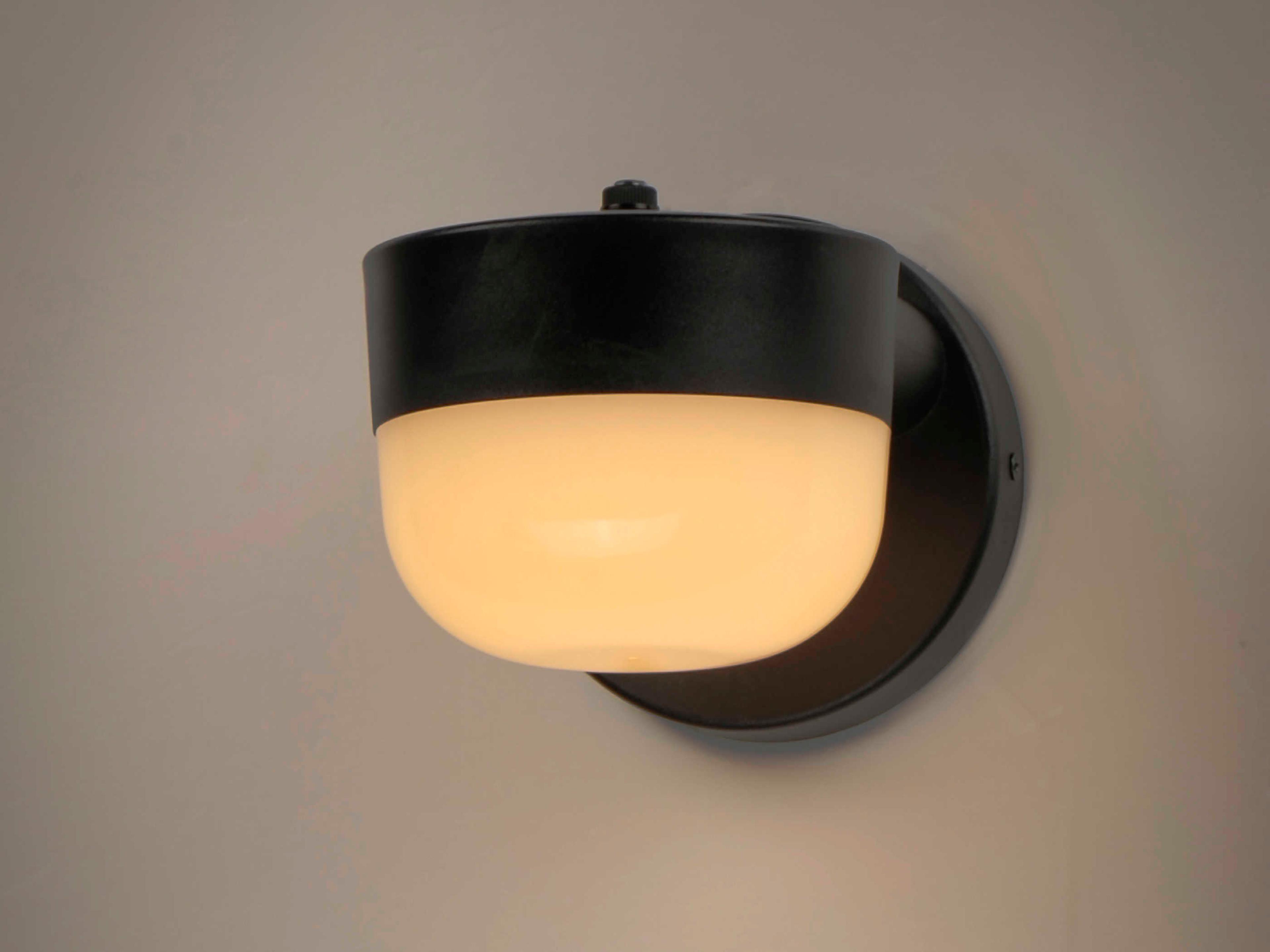 Maxim Lighting Michelle 1 - Light Glass LED Outdoor Wall Light with Photocell