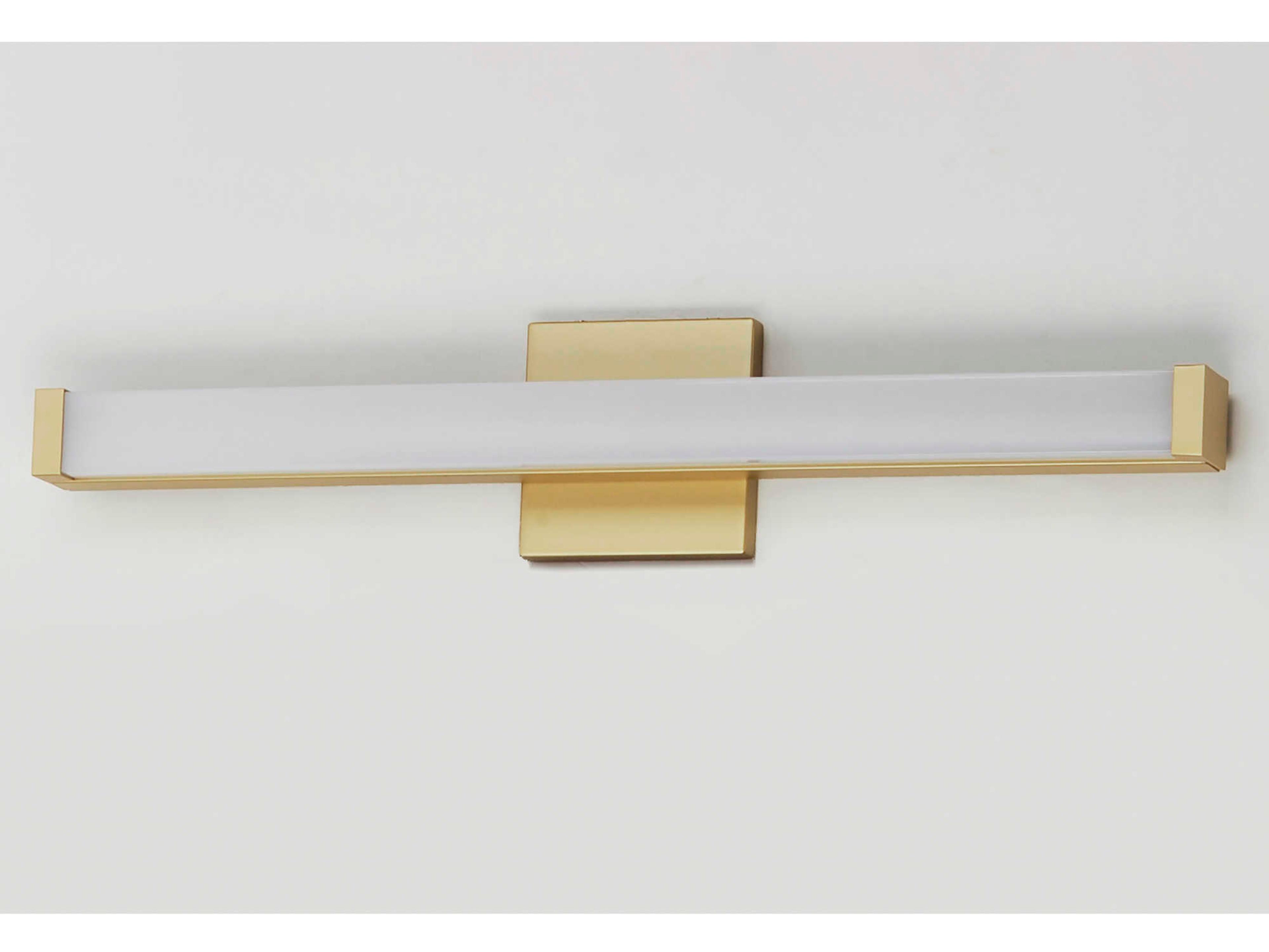 Maxim Lighting Spec 1-Light Gold LED Vanity Light